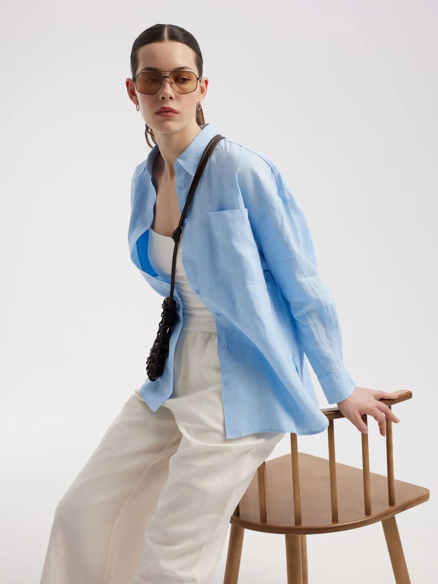 Рубашка из натурального льна