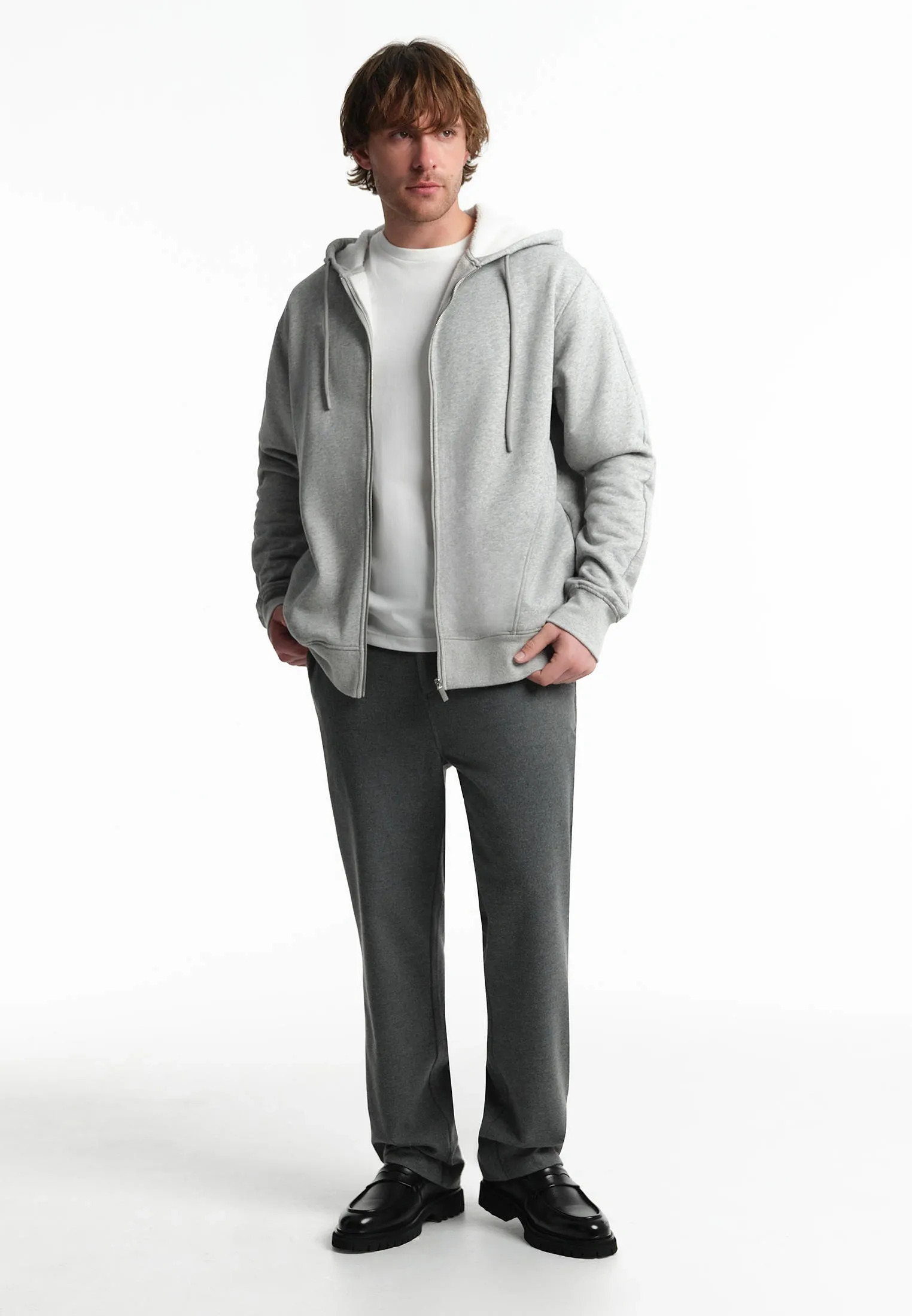 Утепленная oversize толстовка