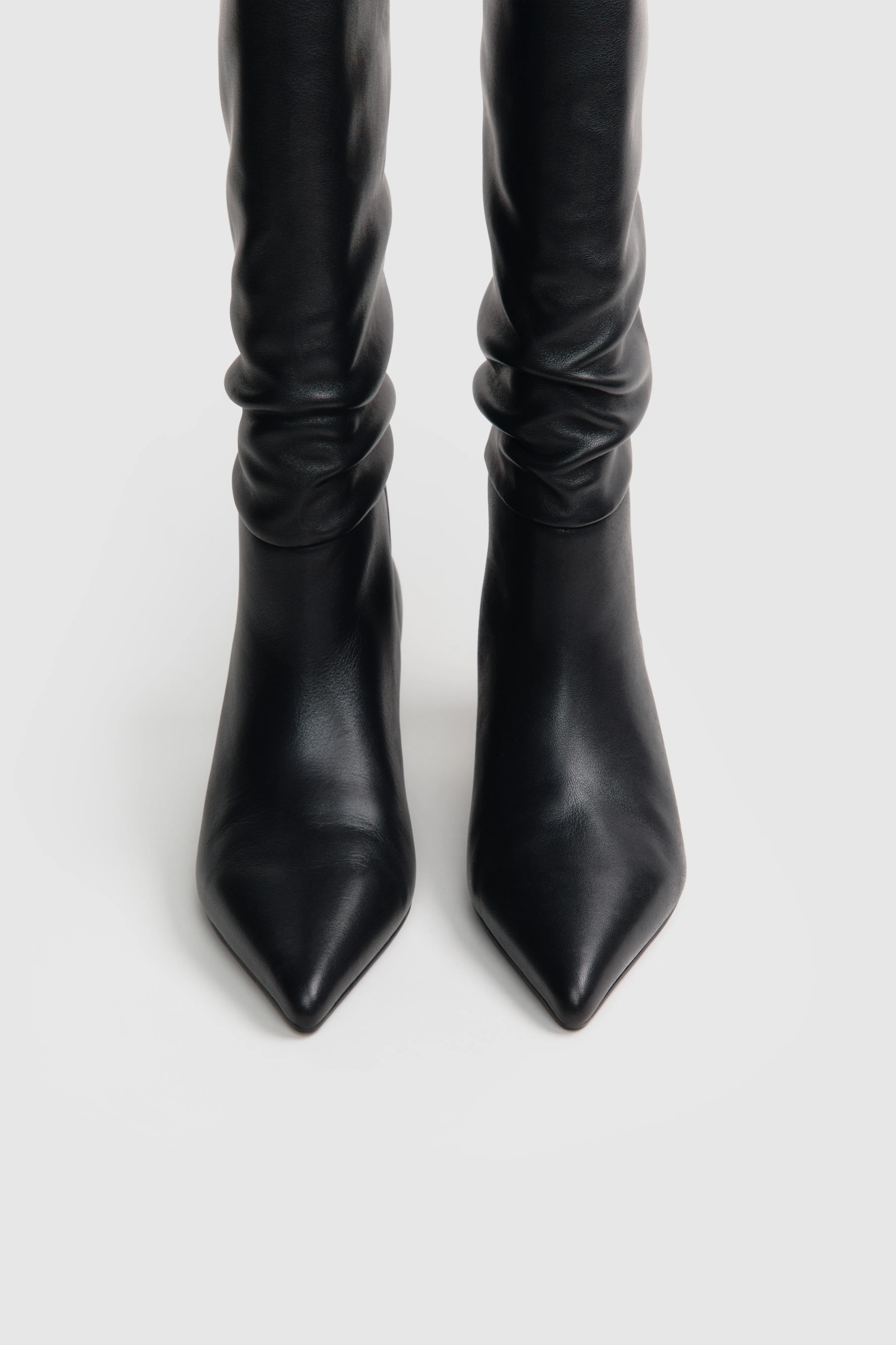 Сапоги-трубы из 100% натуральной кожи