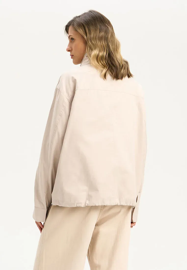 Лёгкая куртка из водонепроницаемого хлопка