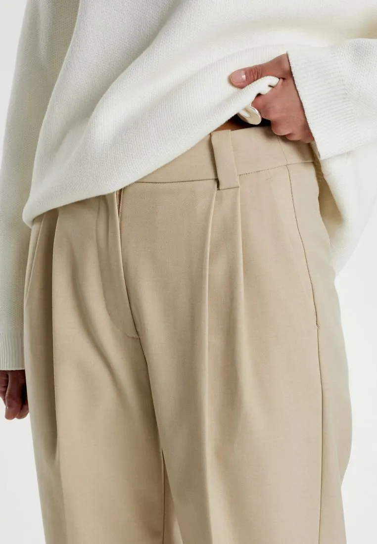 Брюки из поливискозы с шерстью