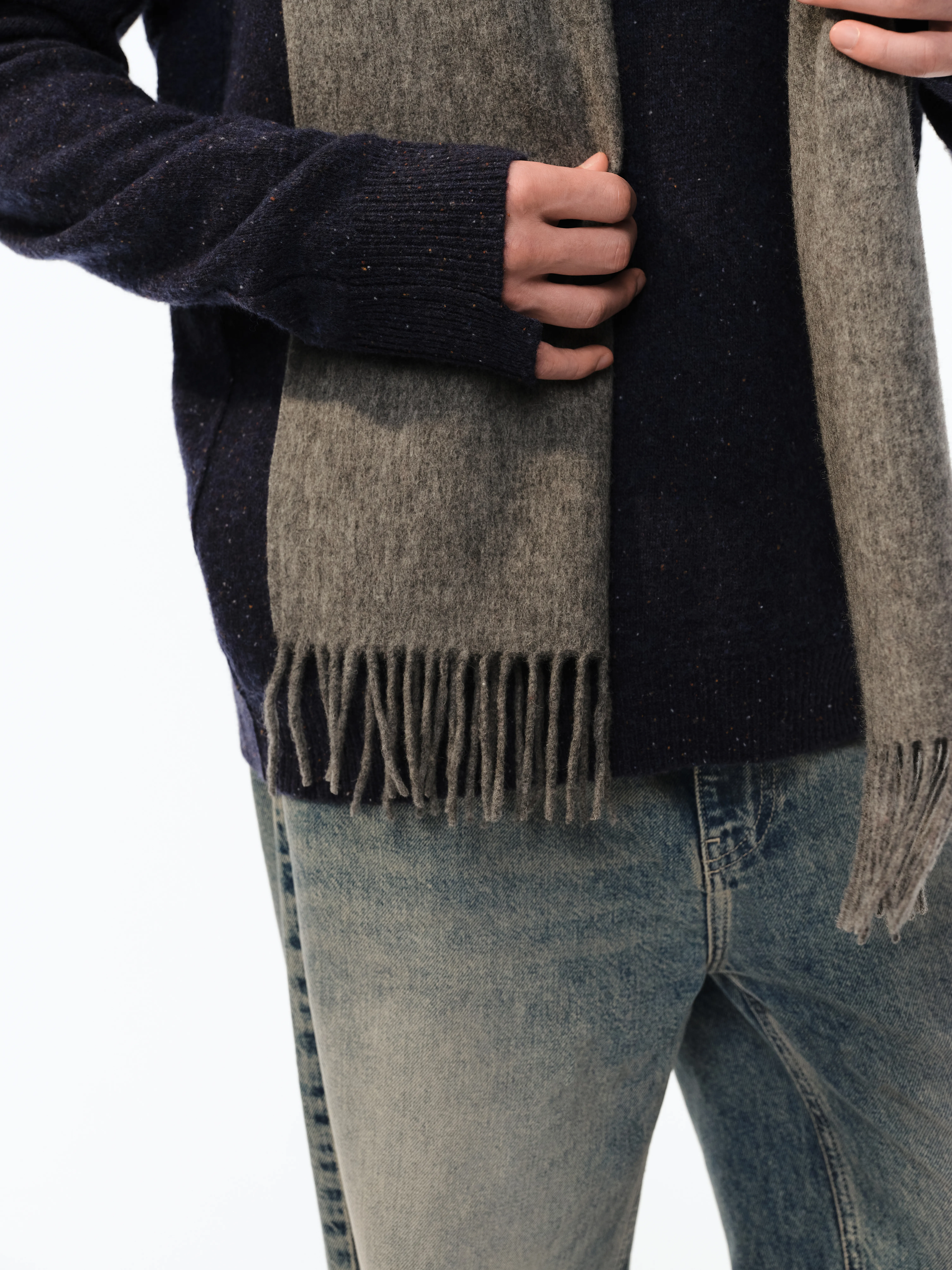 Шарф из 100% шерсти