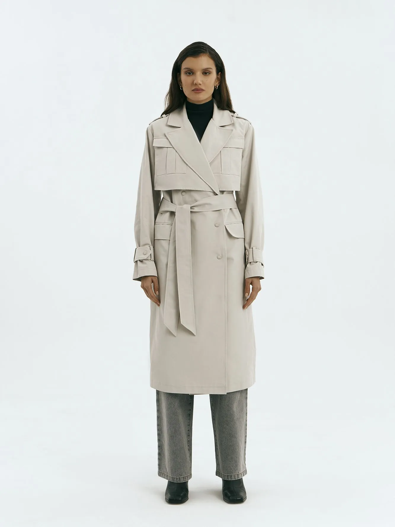 Тренч с влагозащитной пропиткой