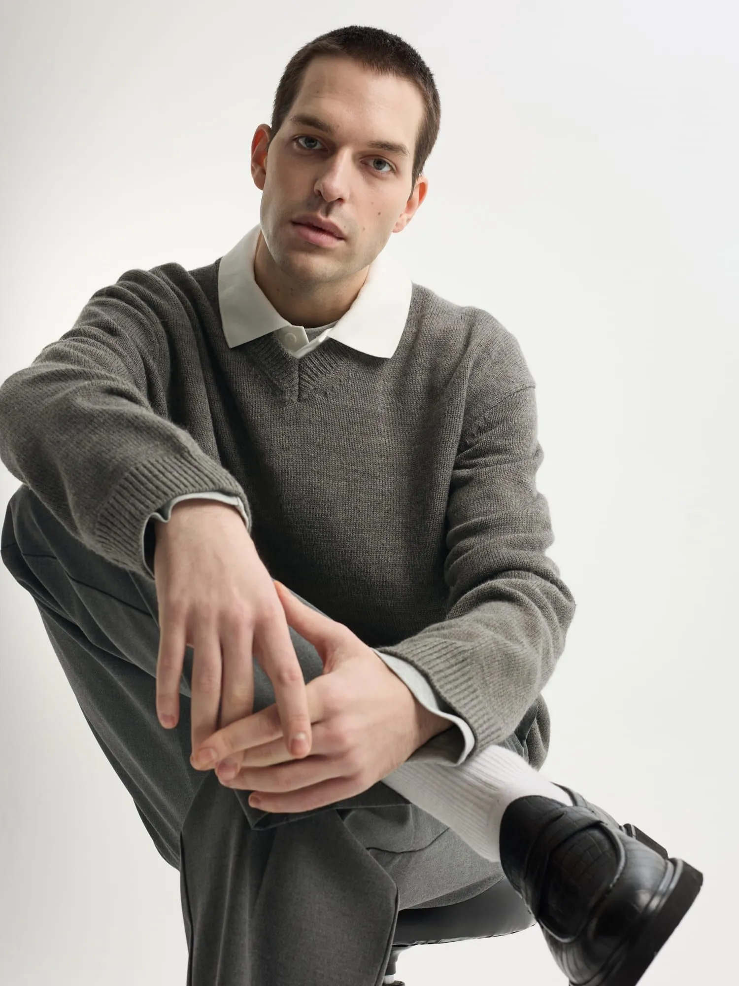 Базовый джемпер с добавлением шерсти