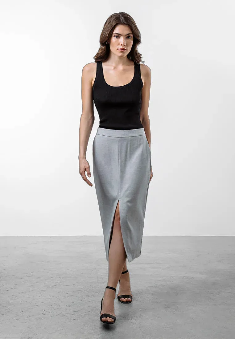 Топ из фактурного трикотажа