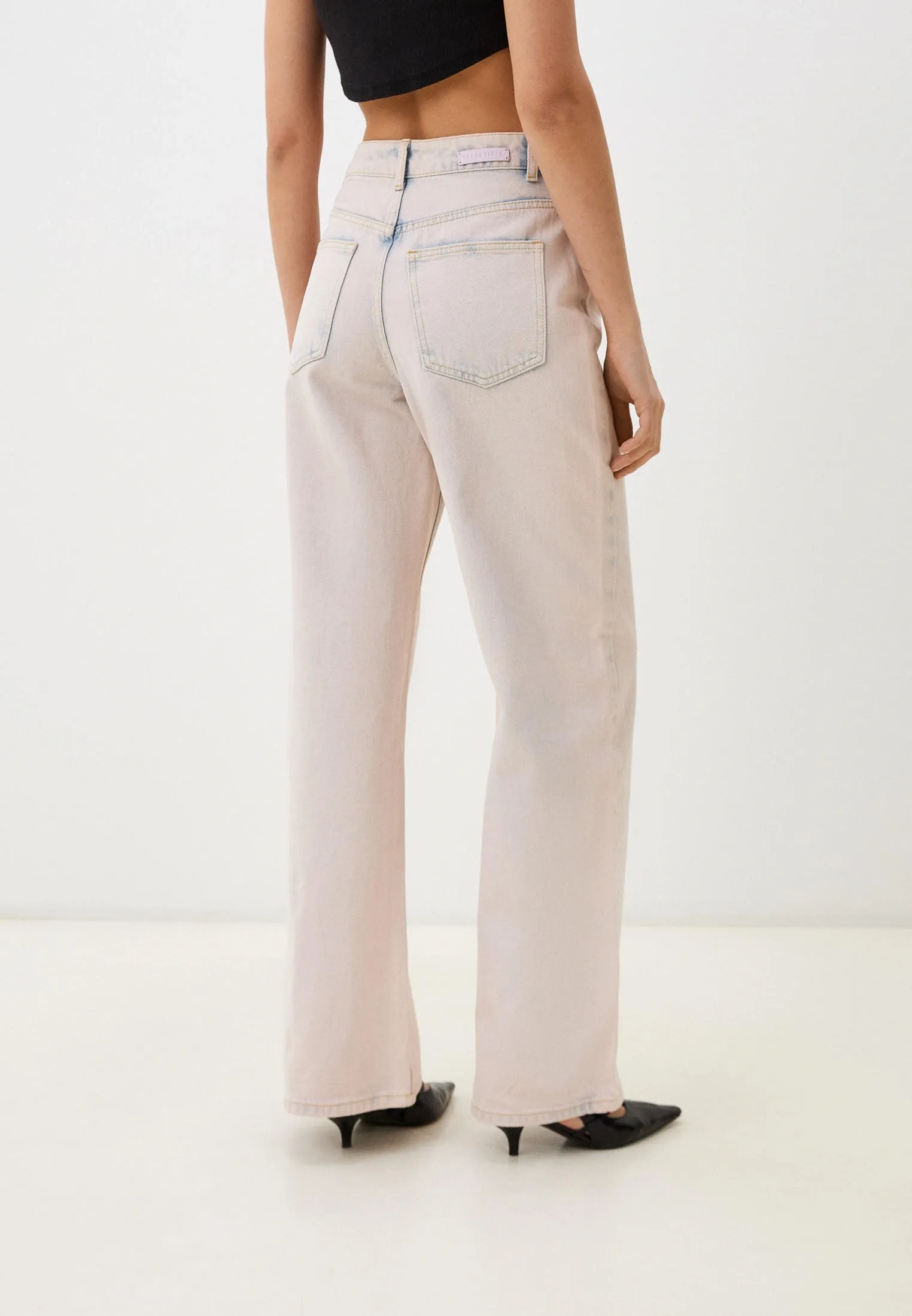 Джинсы Wideleg из 100% хлопка UT x LAMODA