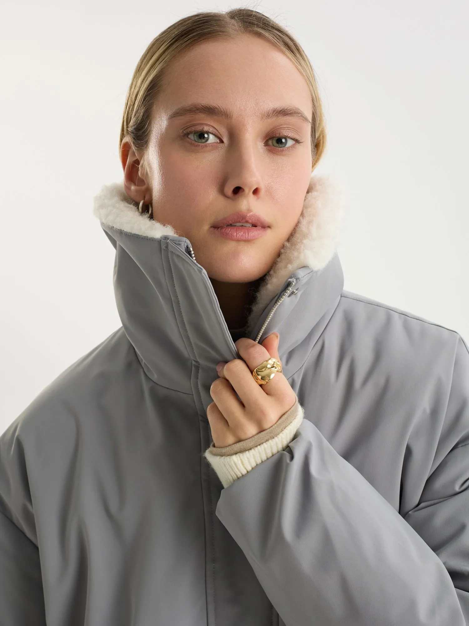 Утепленная куртка из переработанного океанического пластика