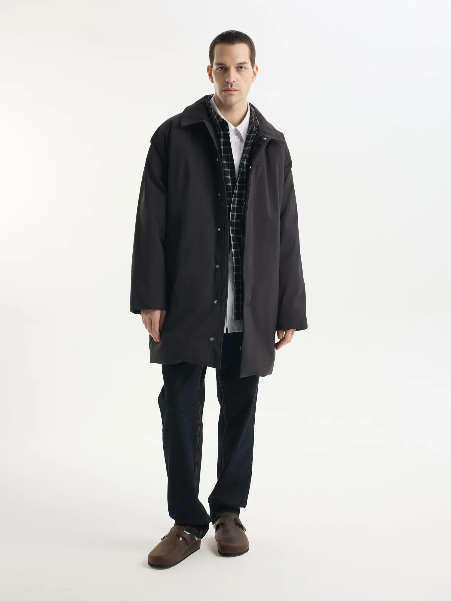 Утепленное пальто на мембране