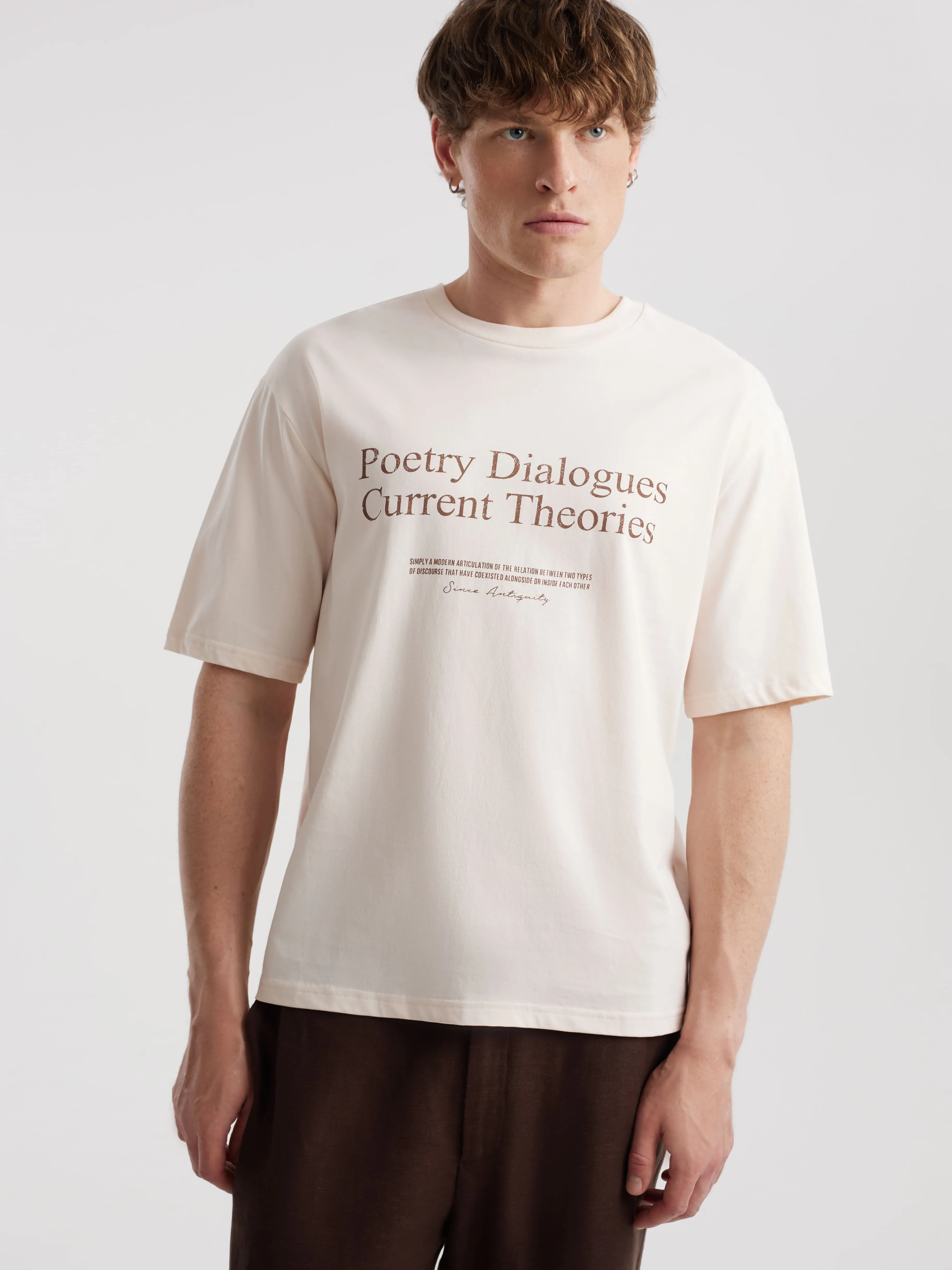 Футболка с акварельным принтом Supima cotton