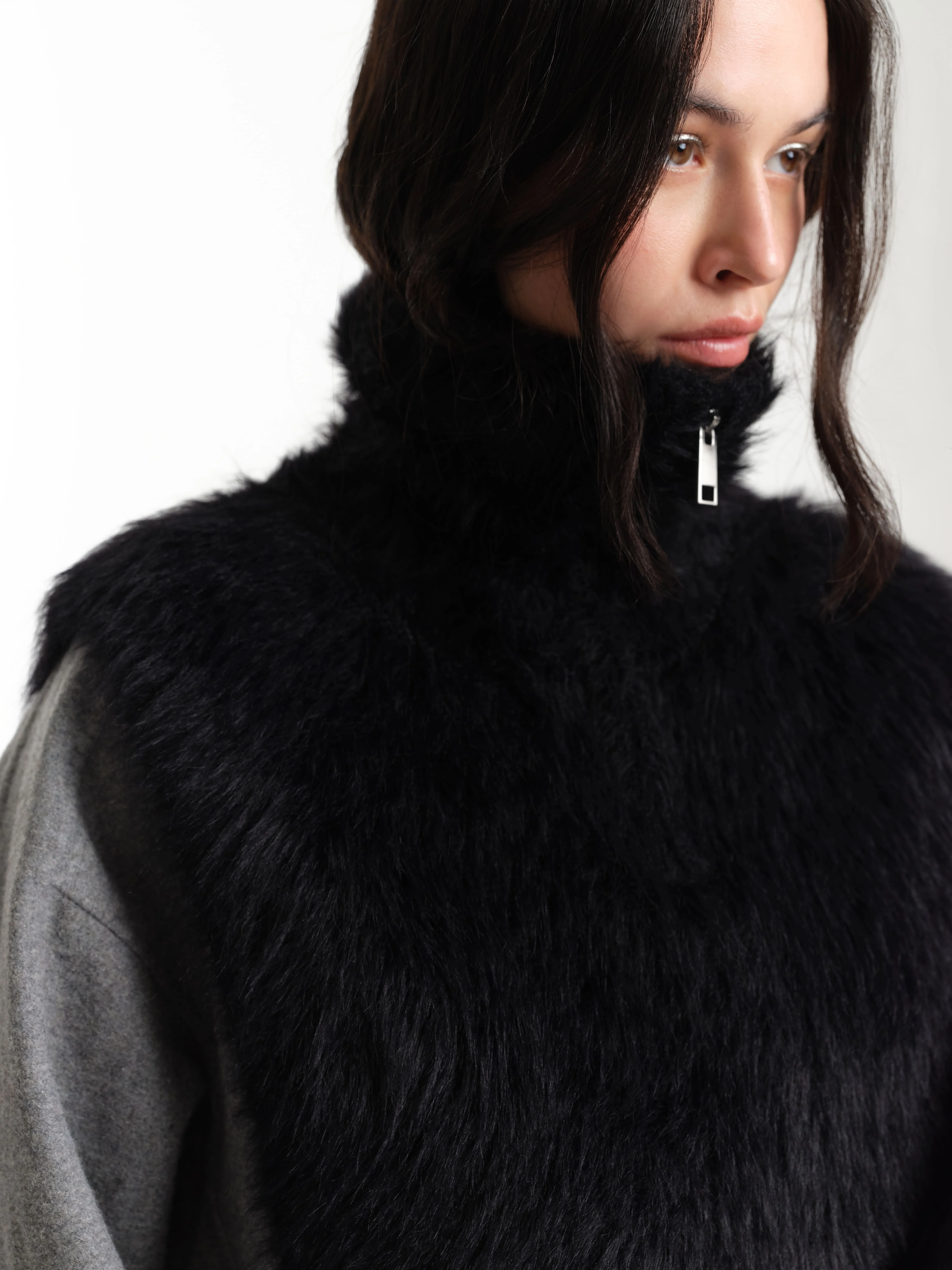 Шарф-манишка на молнии