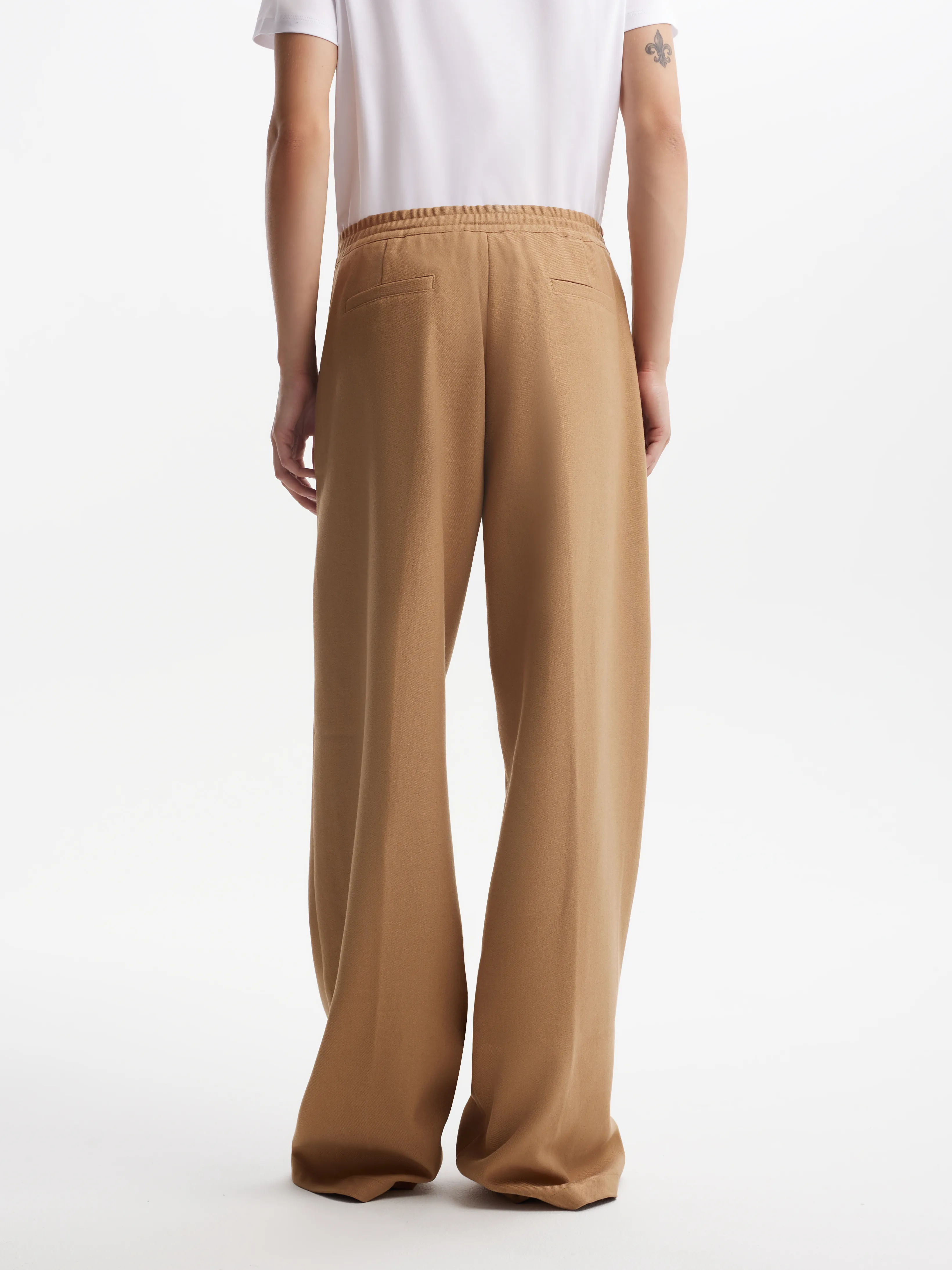 Широкие брюки с хлопком