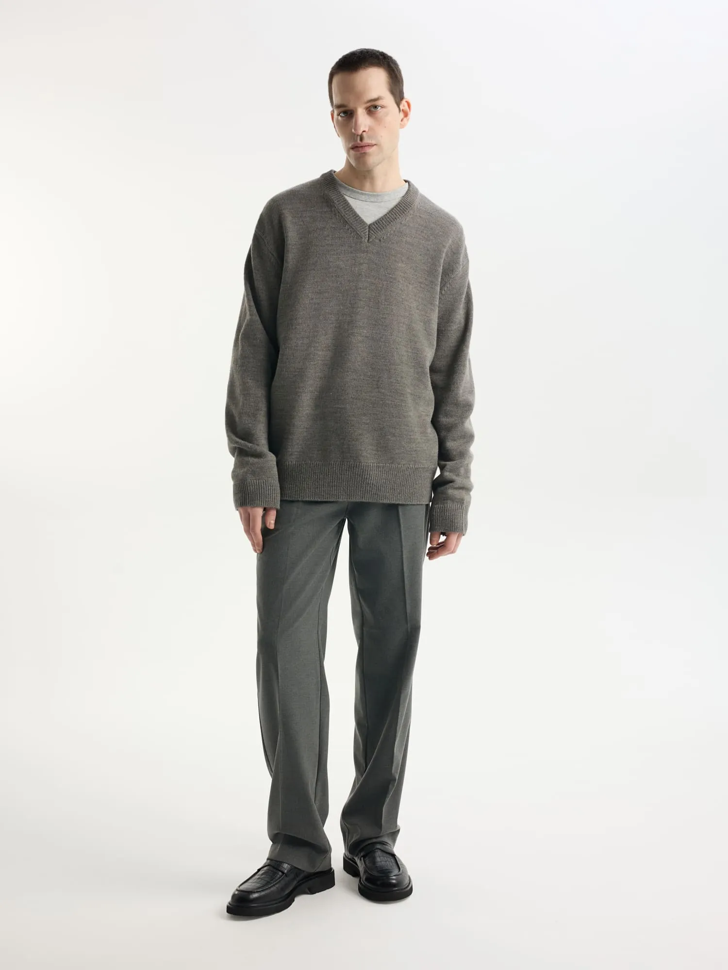 Базовый джемпер с добавлением шерсти