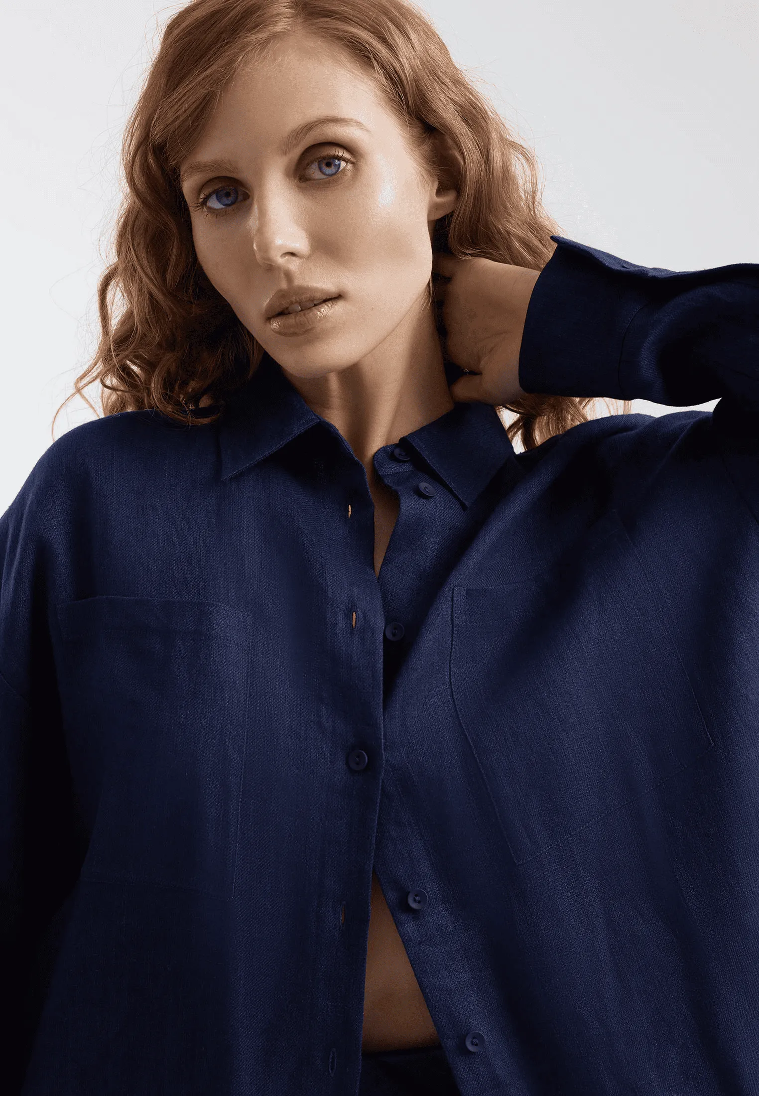 Рубашка из легкого льна