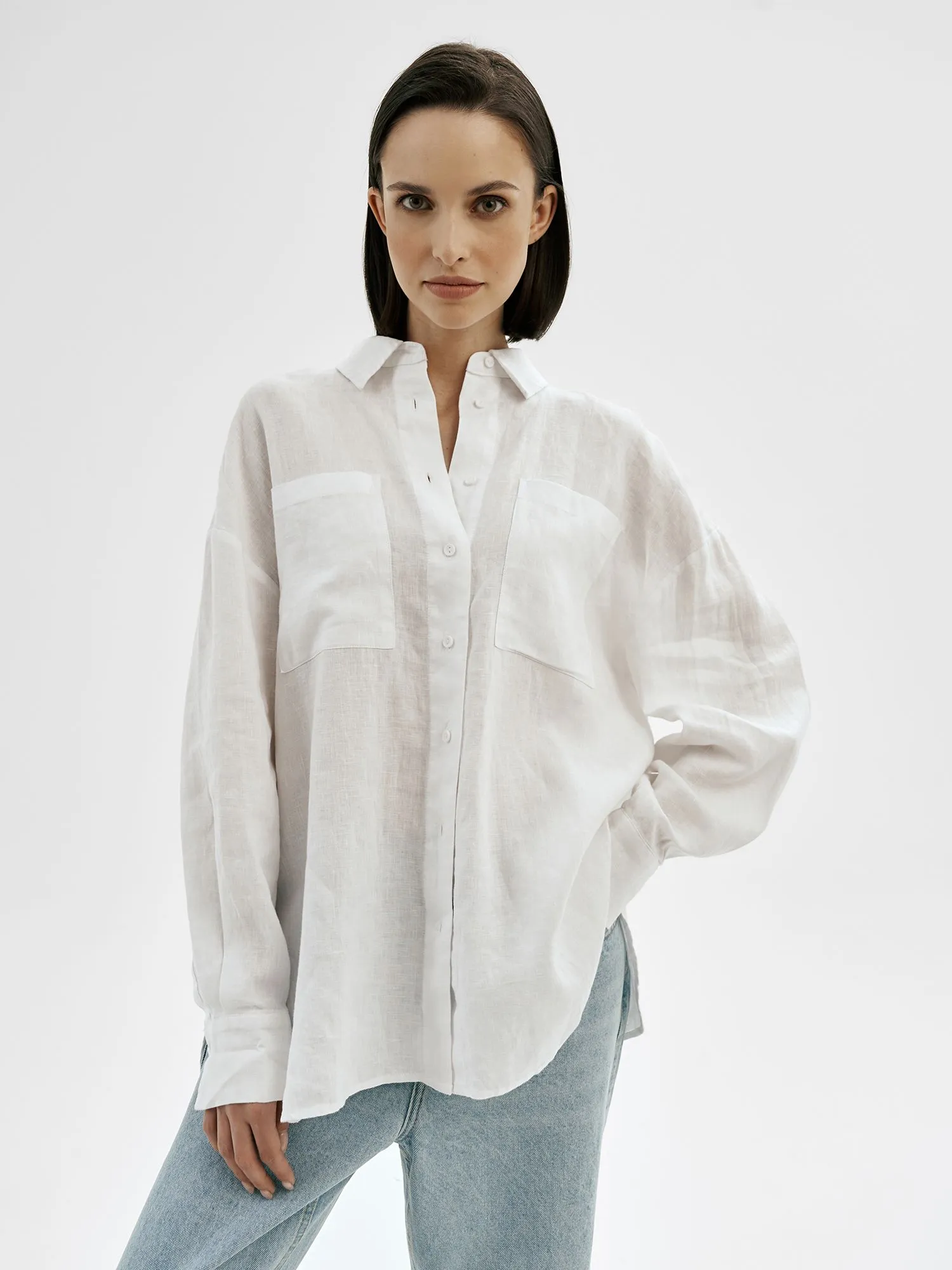 Льняная рубашка