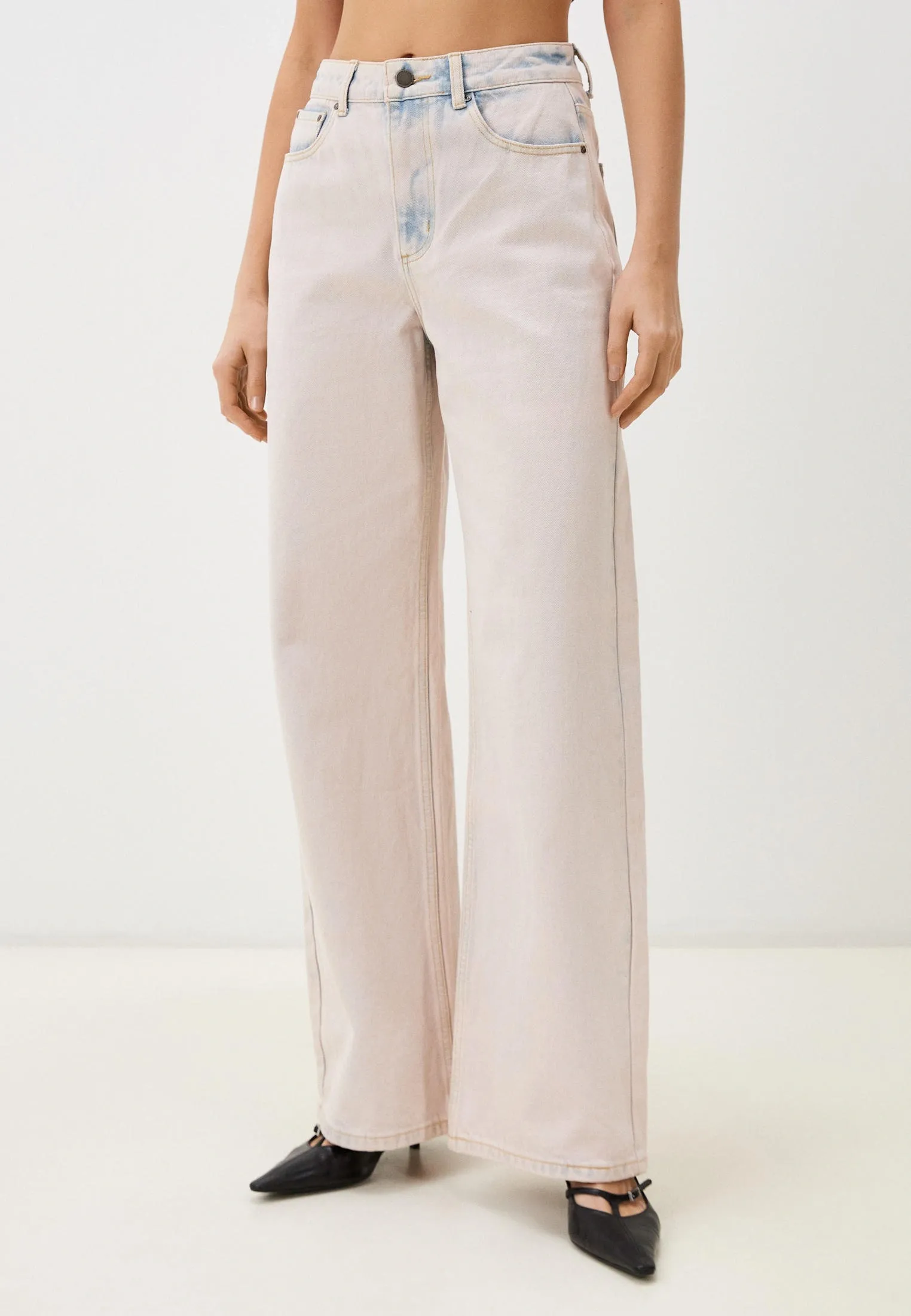 Джинсы Wideleg из 100% хлопка UT x LAMODA