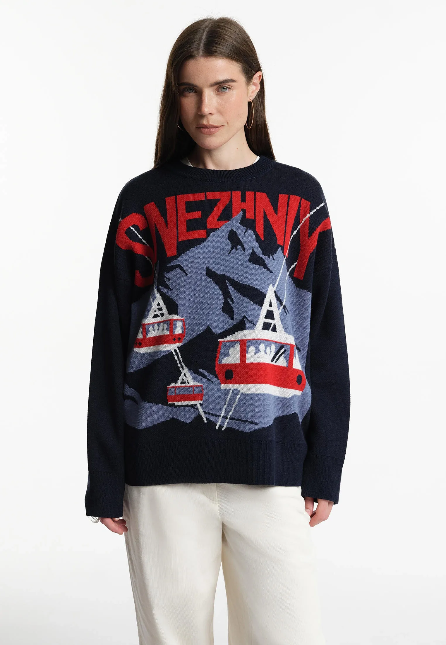 Свитер с шерстью Snezhniy