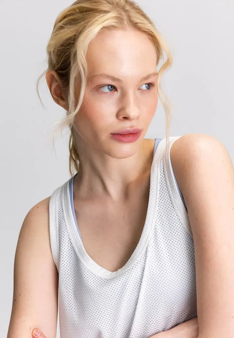 Майка из сетчатой ткани Fitness