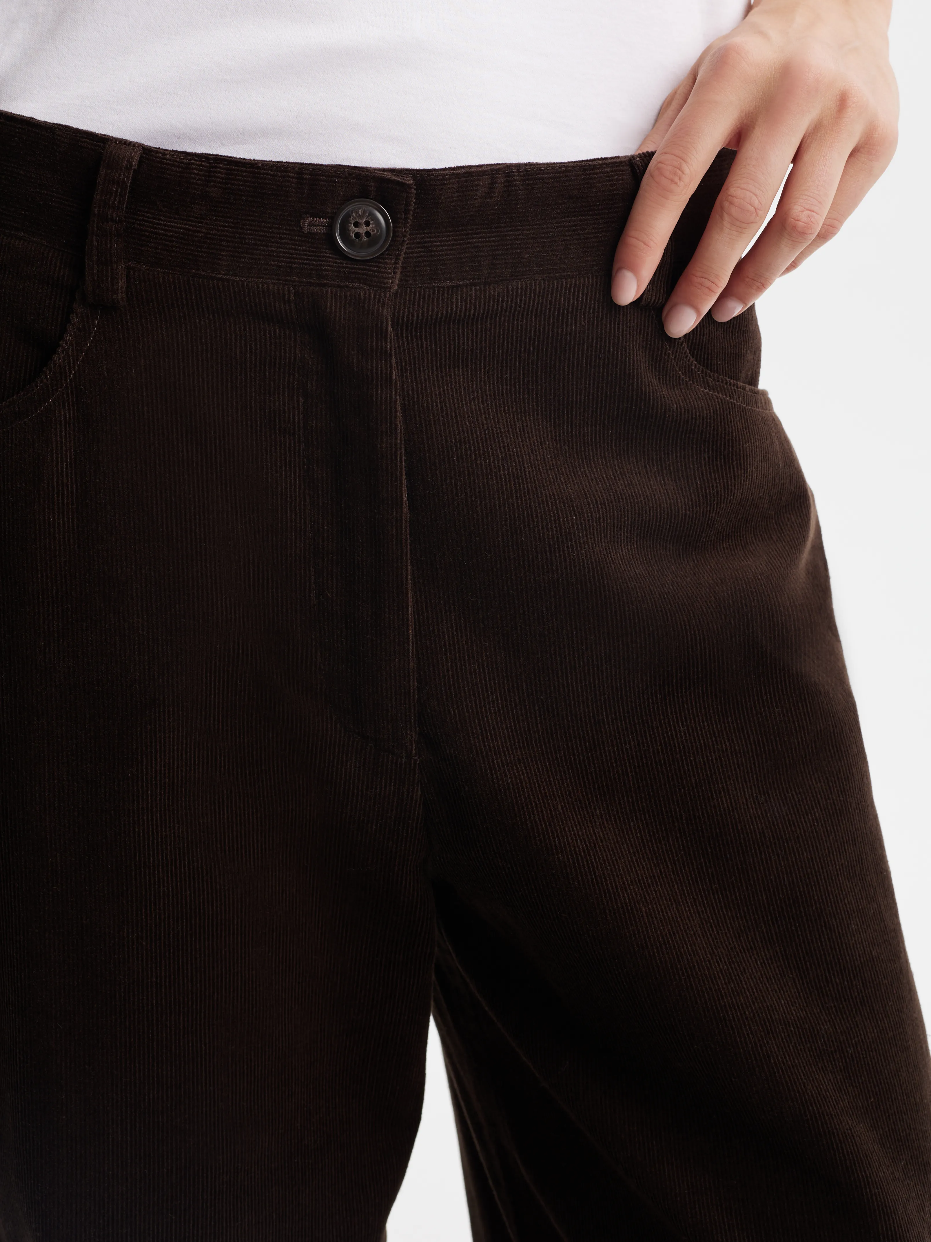 Брюки из вельвета