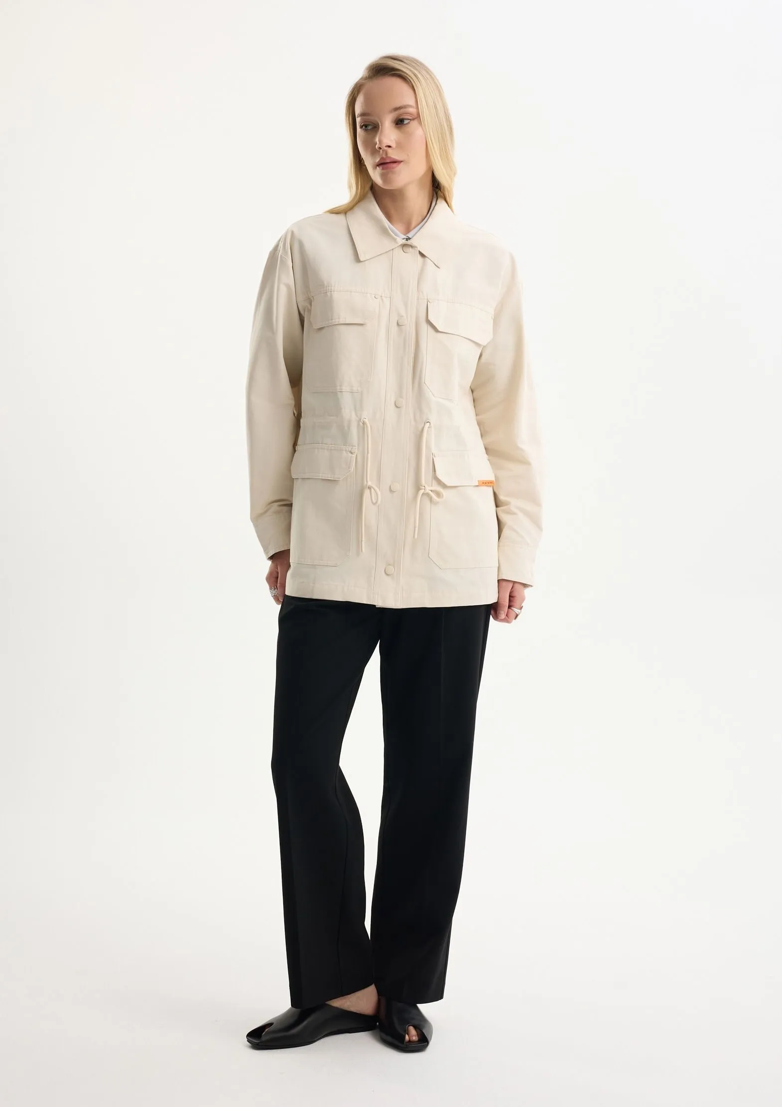 Куртка из плотного 100% хлопка