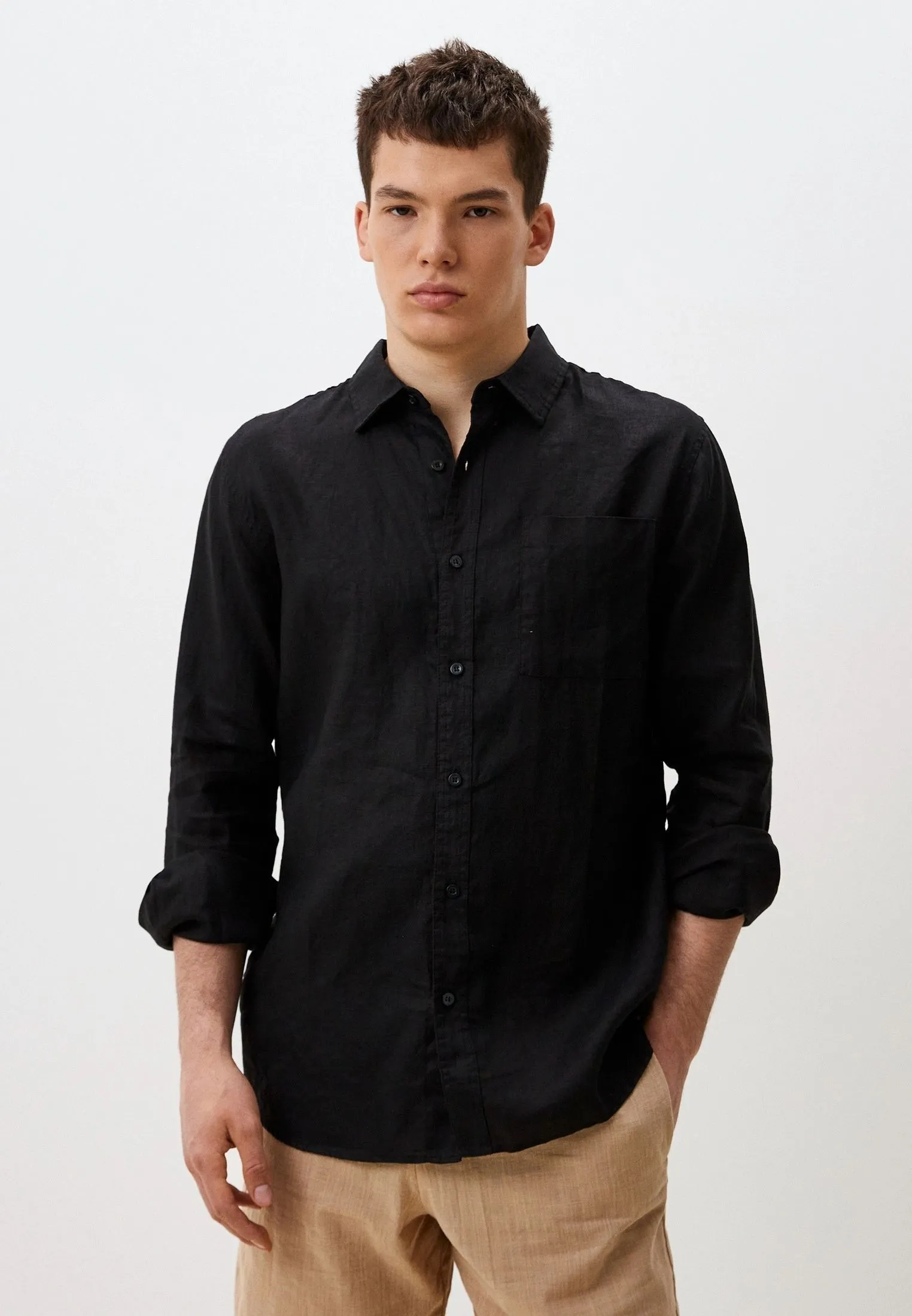 Льняная рубашка