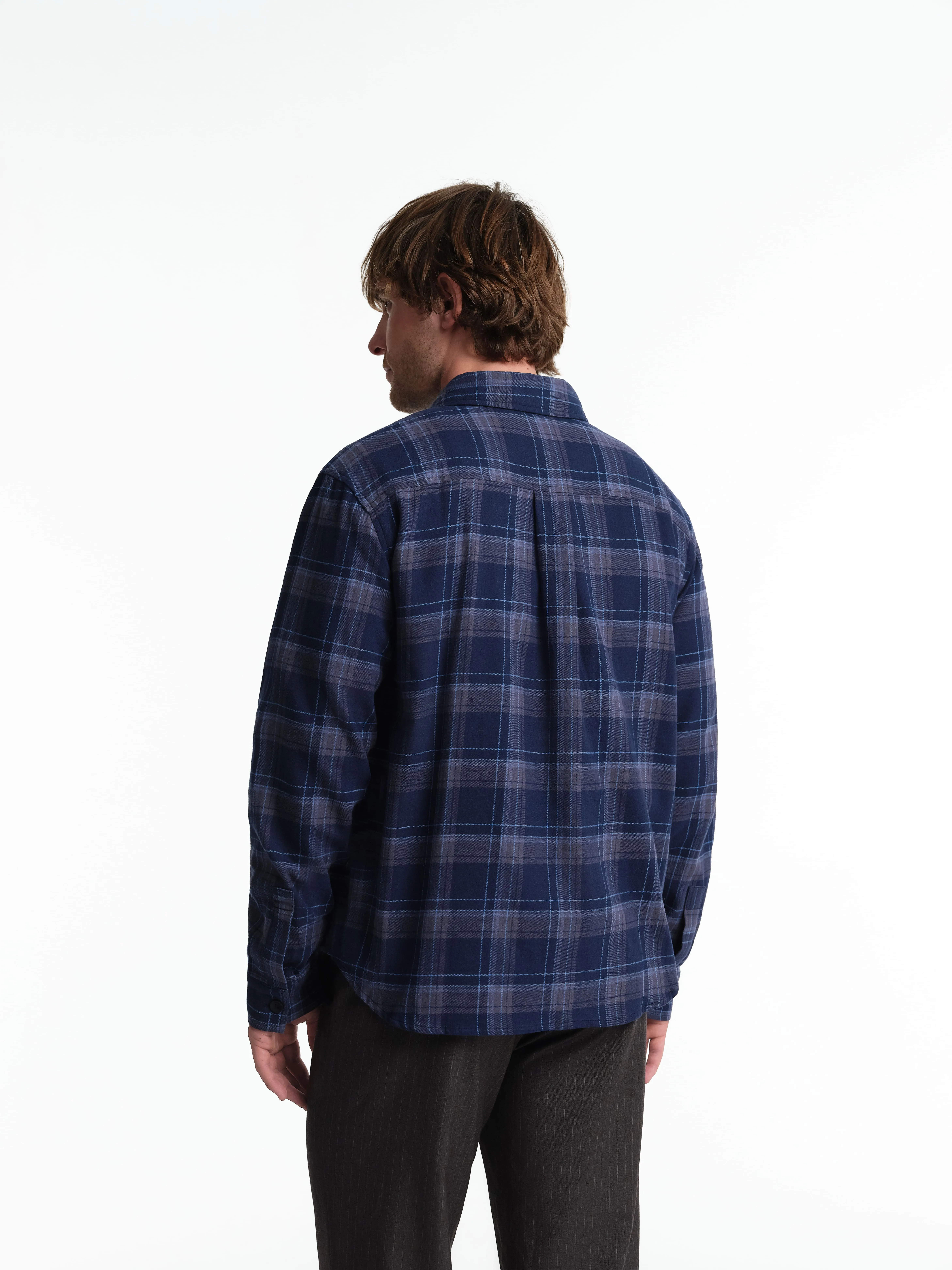 Рубашка из 100% хлопка в клетку