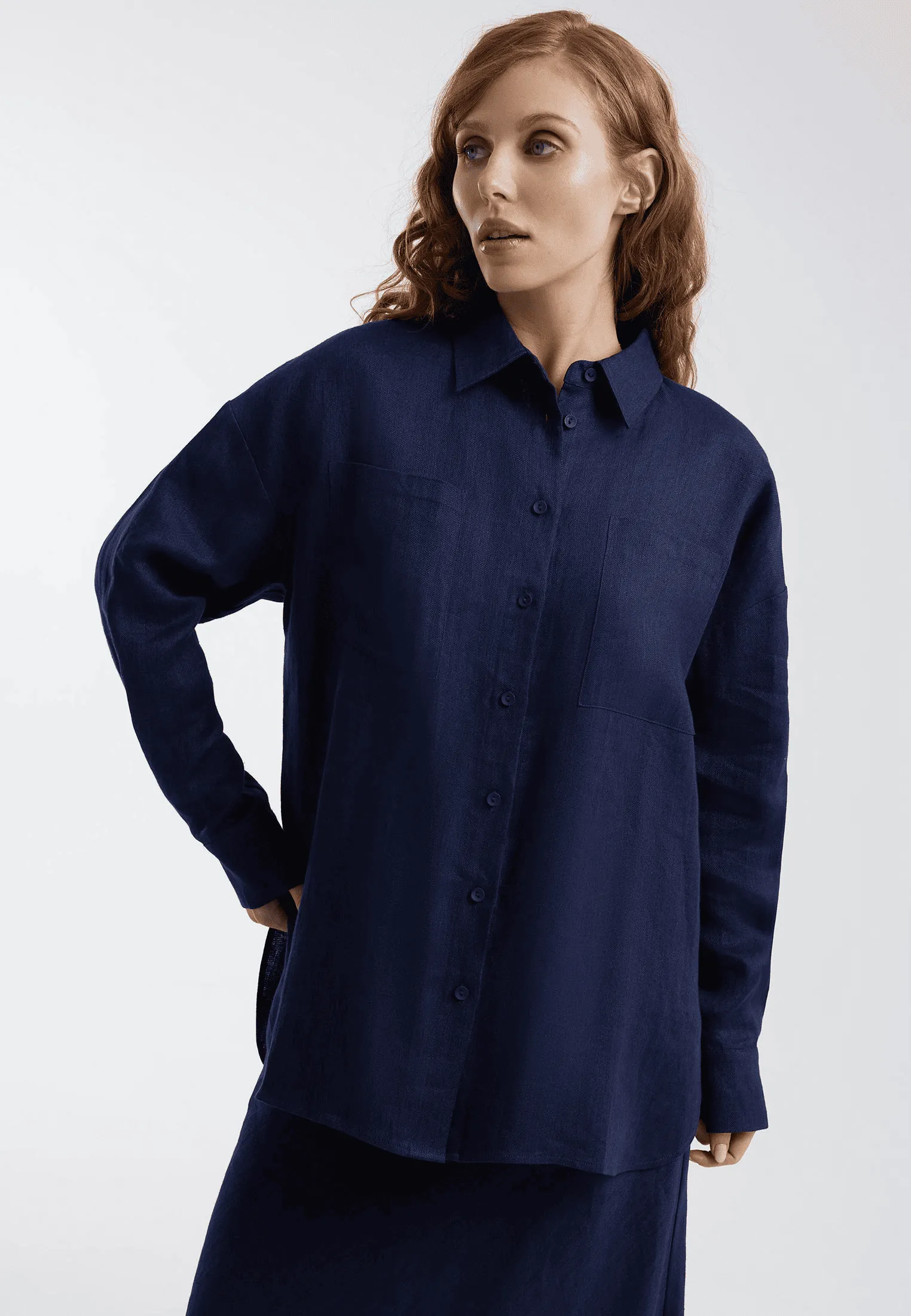 Рубашка из легкого льна