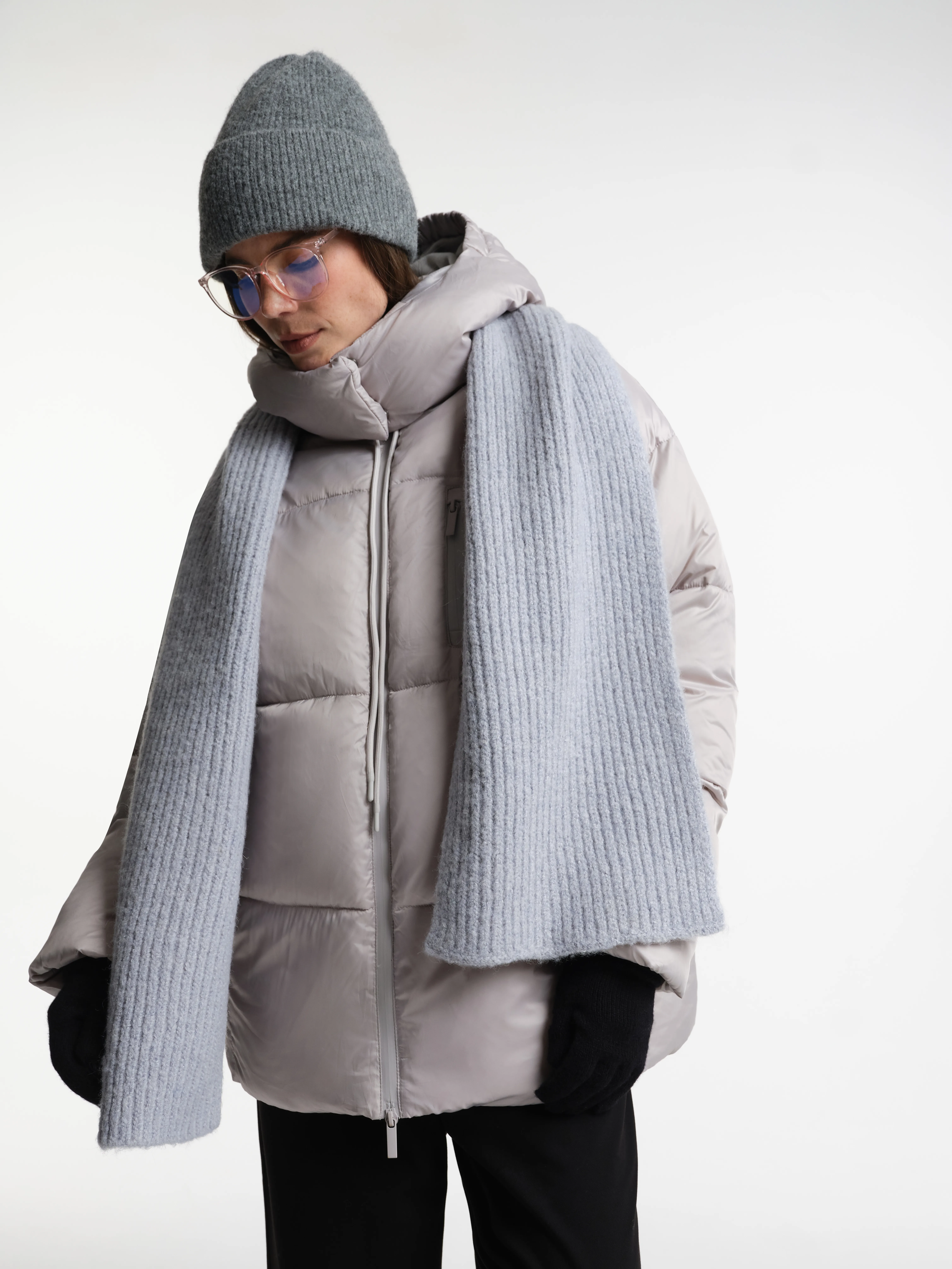 Шапка бини с добавлением шерсти