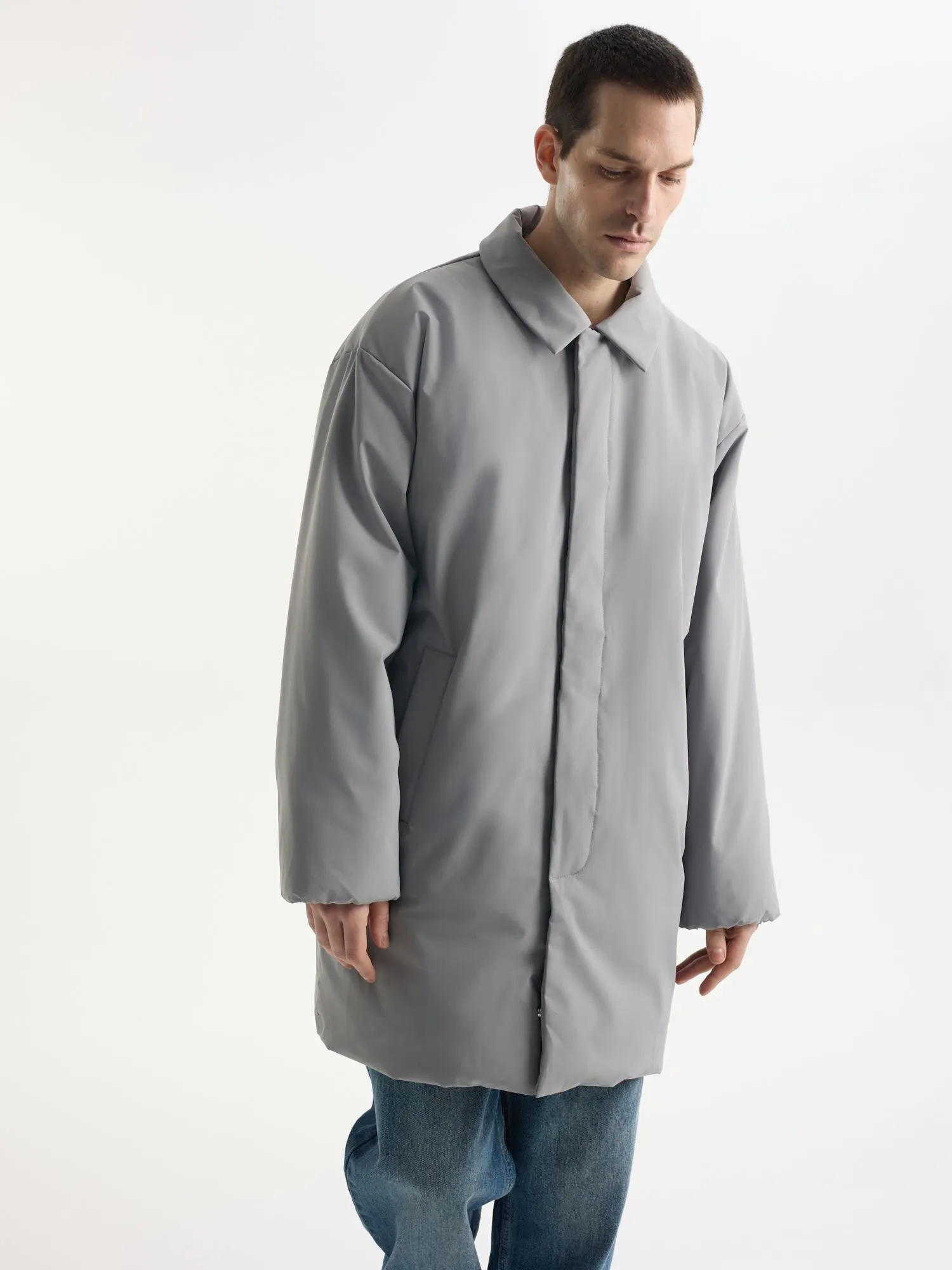 Утепленное пальто на мембране