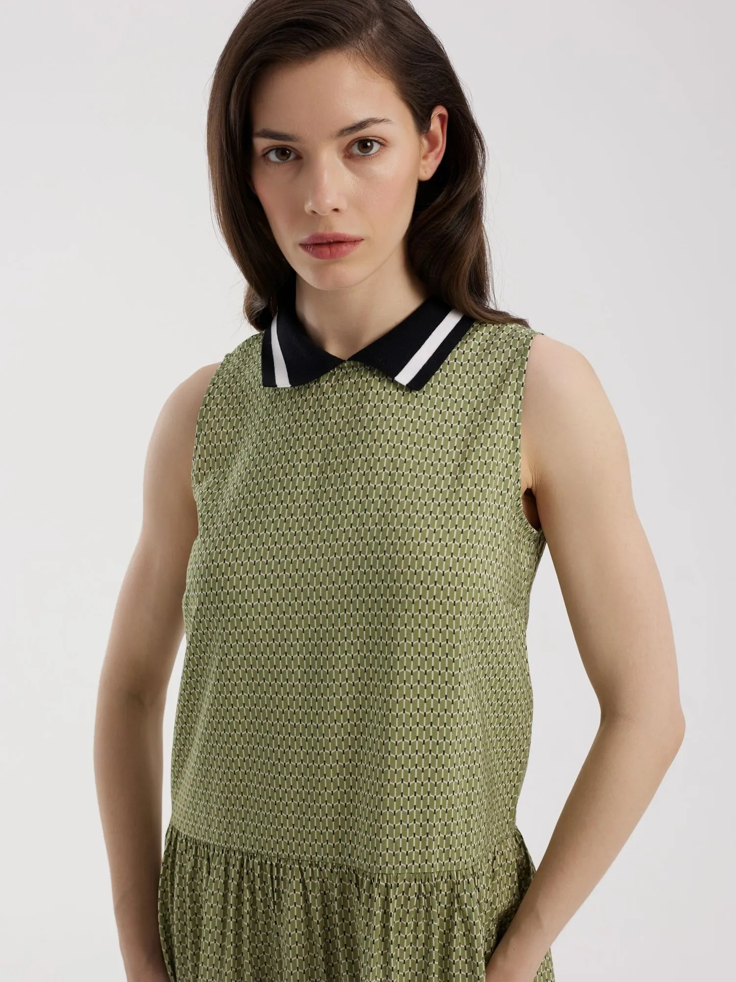 Платье макси из 100% вискозы