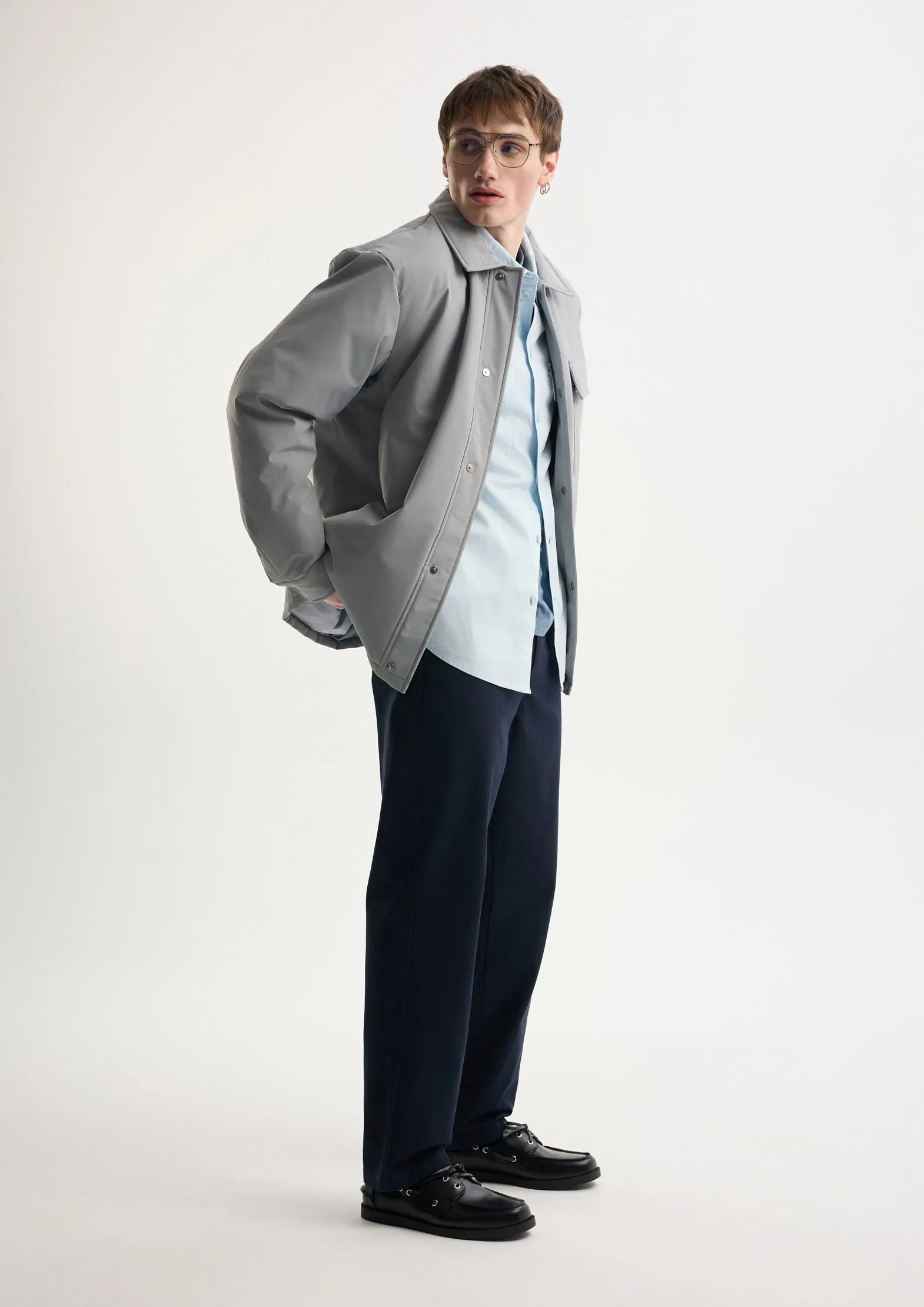 Куртка-рубашка из переработанного океанического пластика на мембране