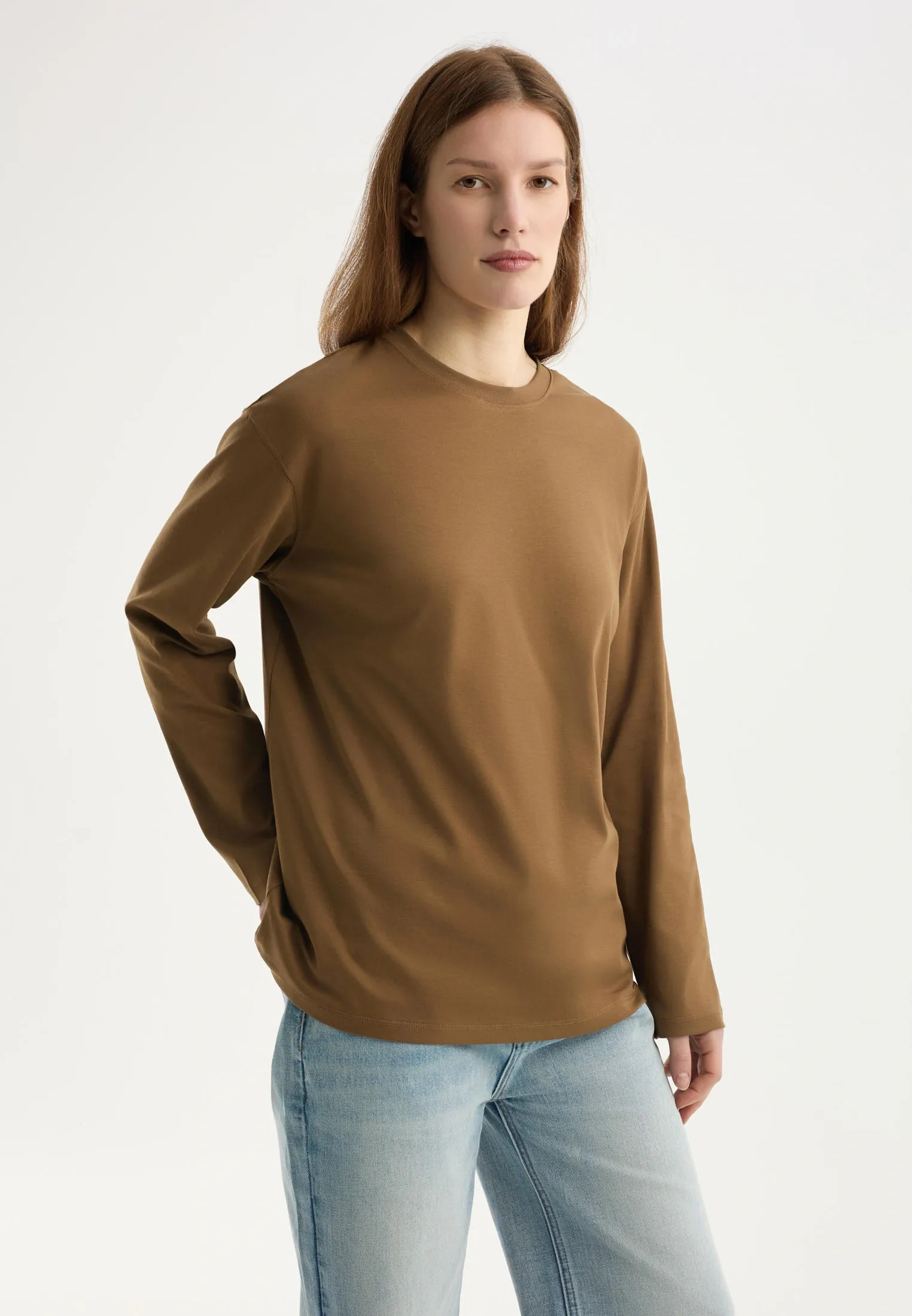 Базовый лонгслив из 100% хлопка