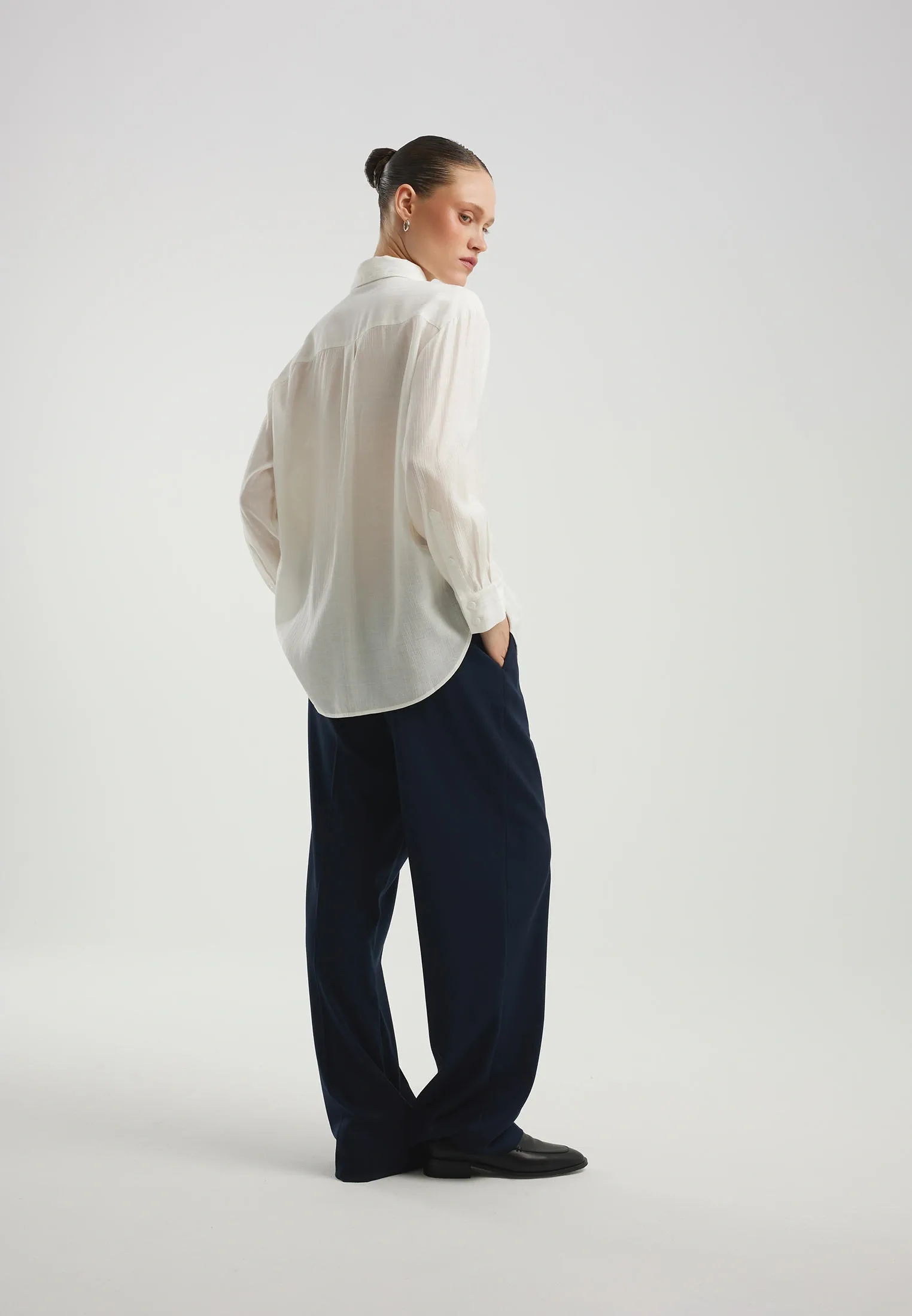 Рубашка с жатым эффектом