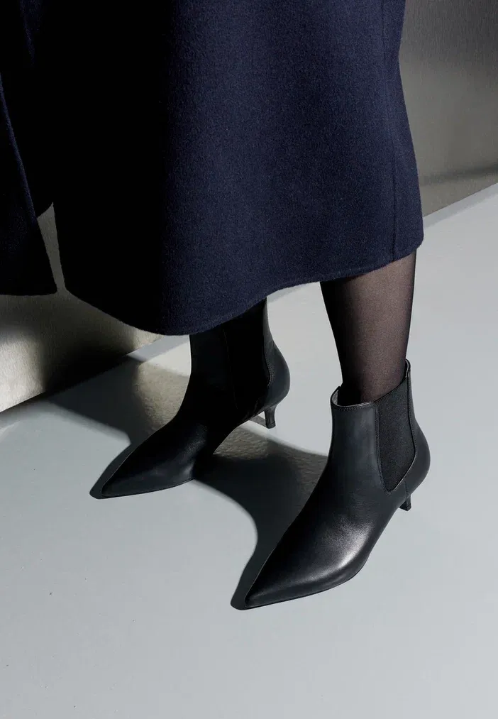 Ботильоны из 100% натуральной кожи