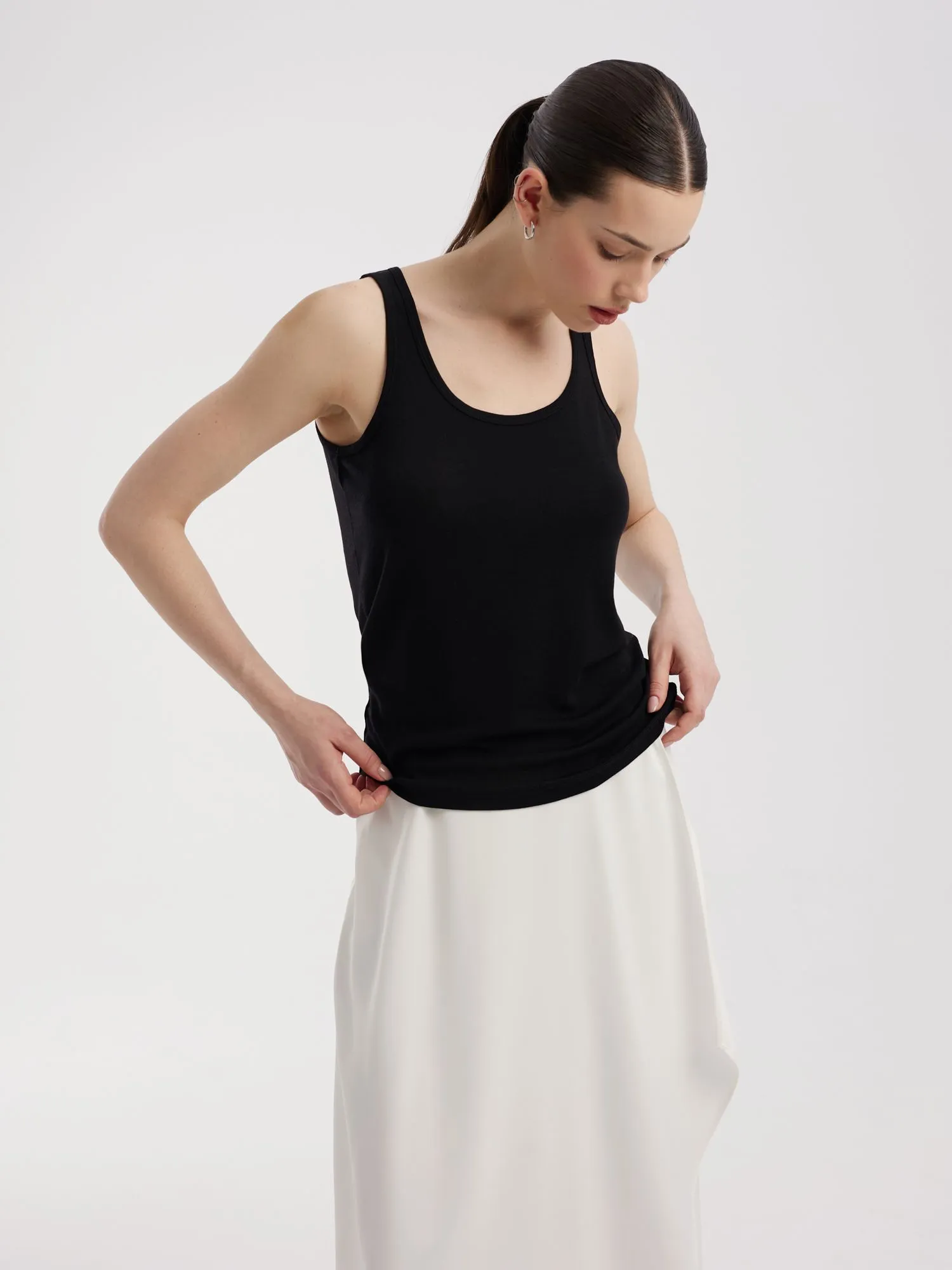 Трикотажный топ с лиоцеллом