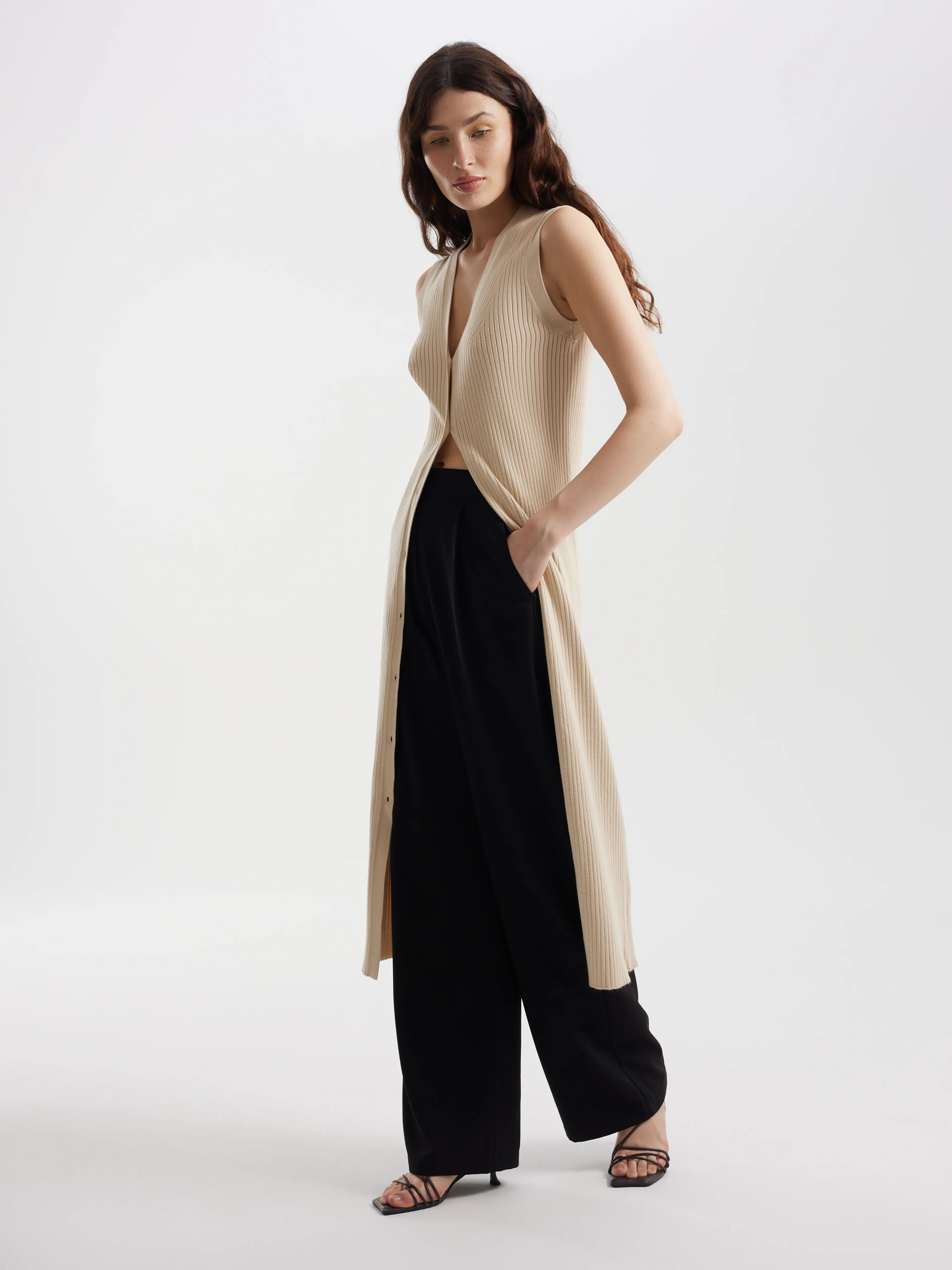 Трикотажное платье с вискозой и модалом