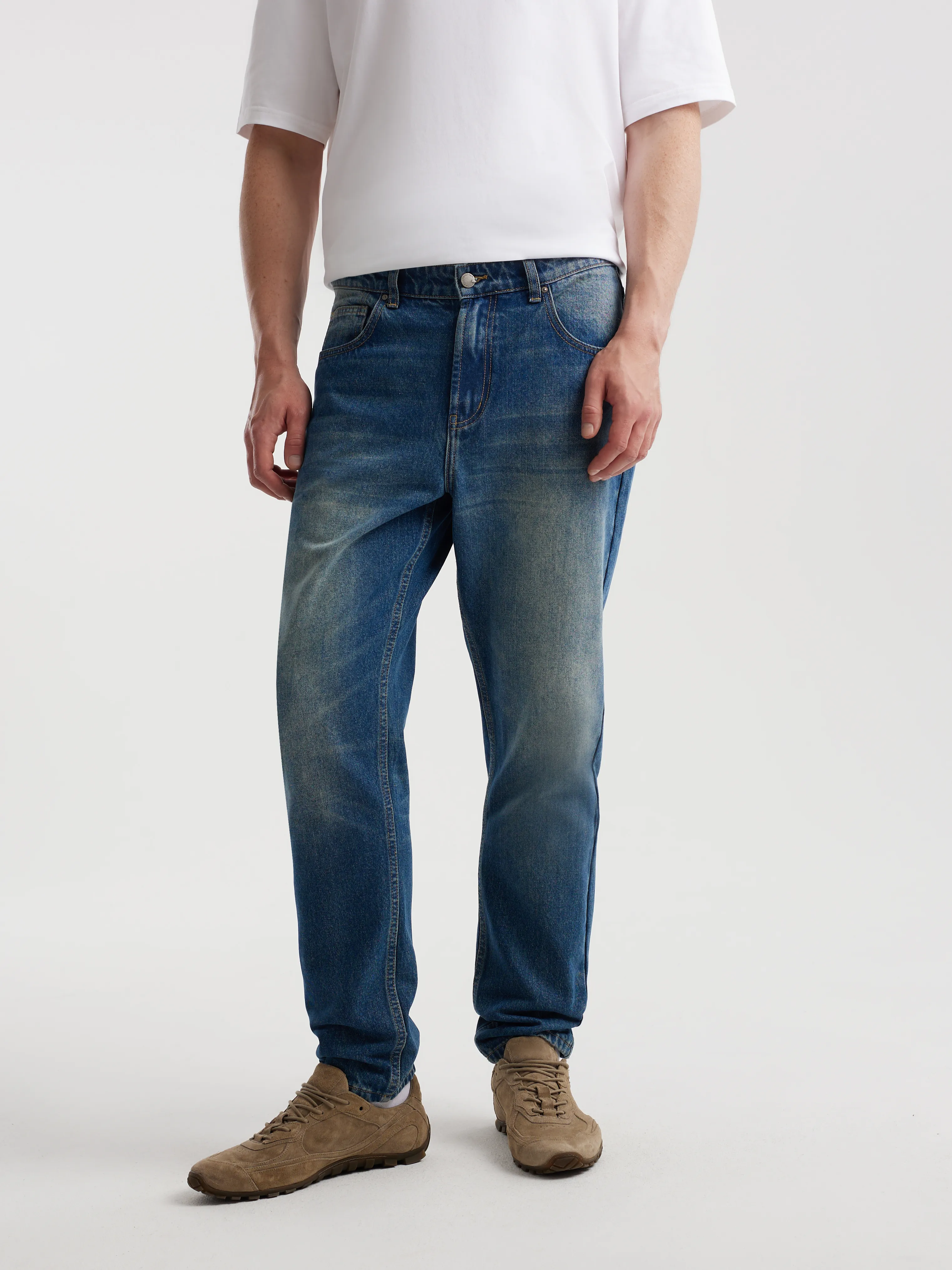 Джинсы straight fit