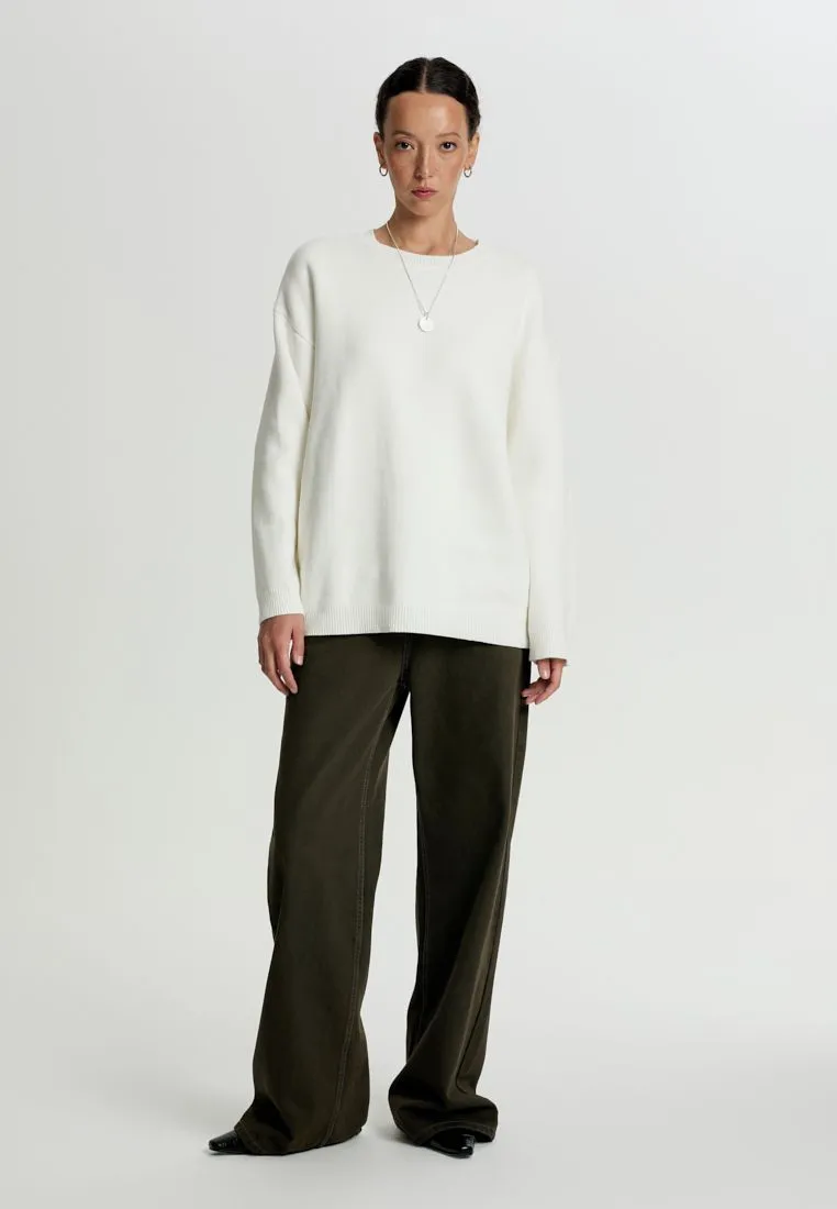 Жаккардовый джемпер из 100% хлопка