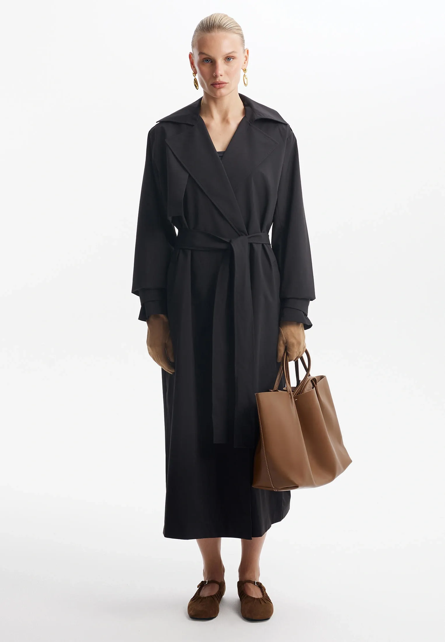 Тренч из переработанного океанического пластика REPREVE