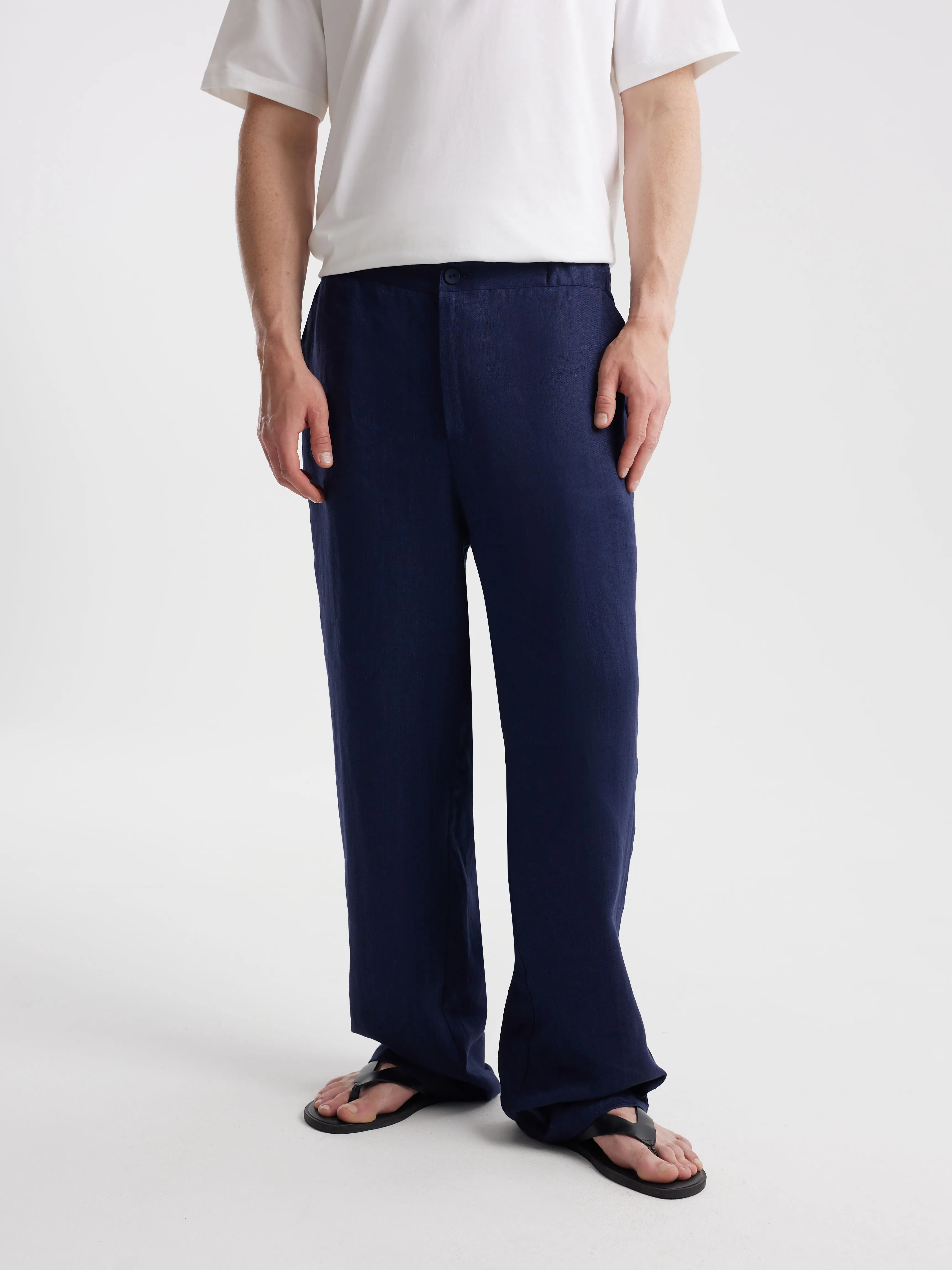 Брюки из 100% натурального льна