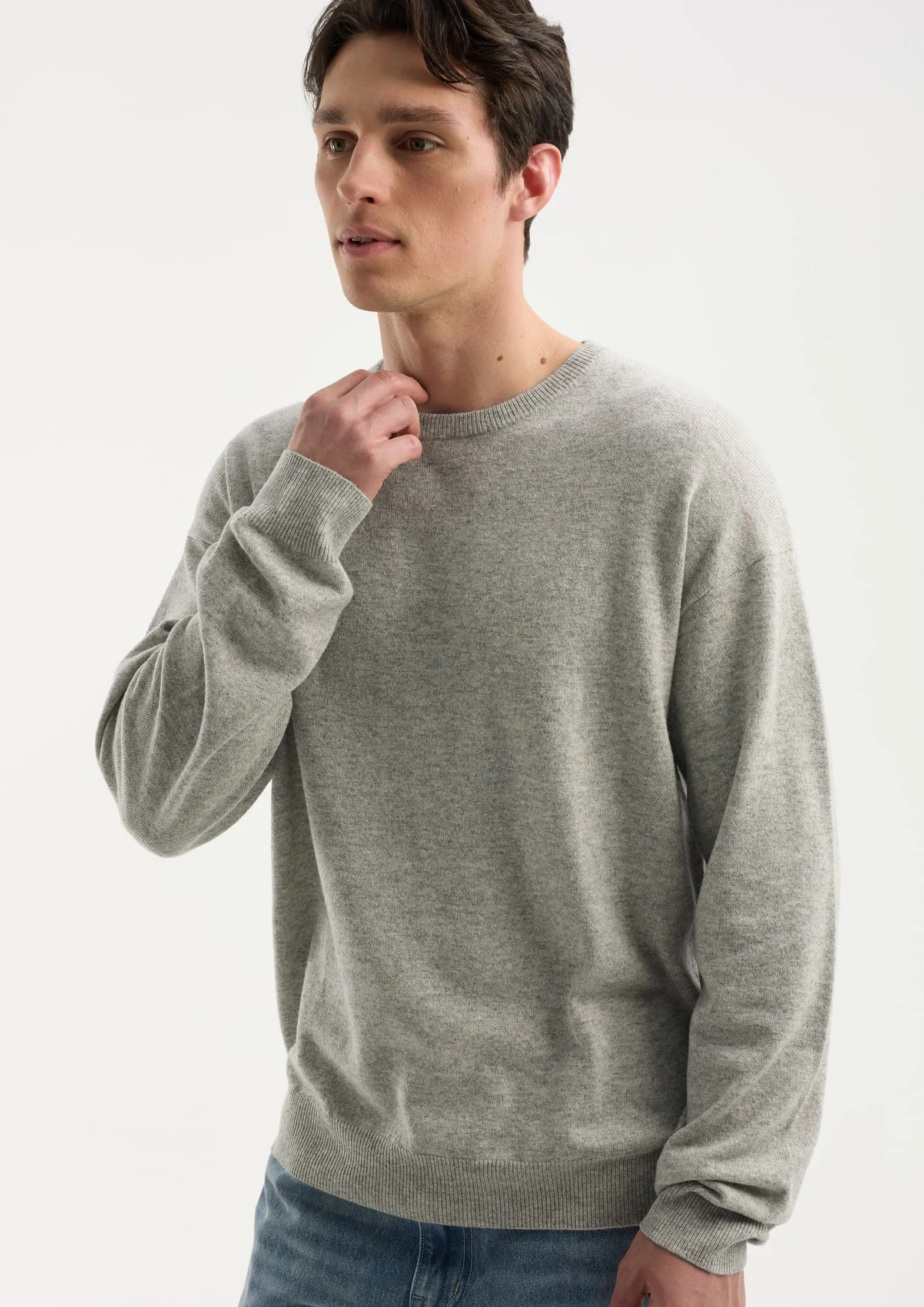 Джемпер из шерсти и бамбука