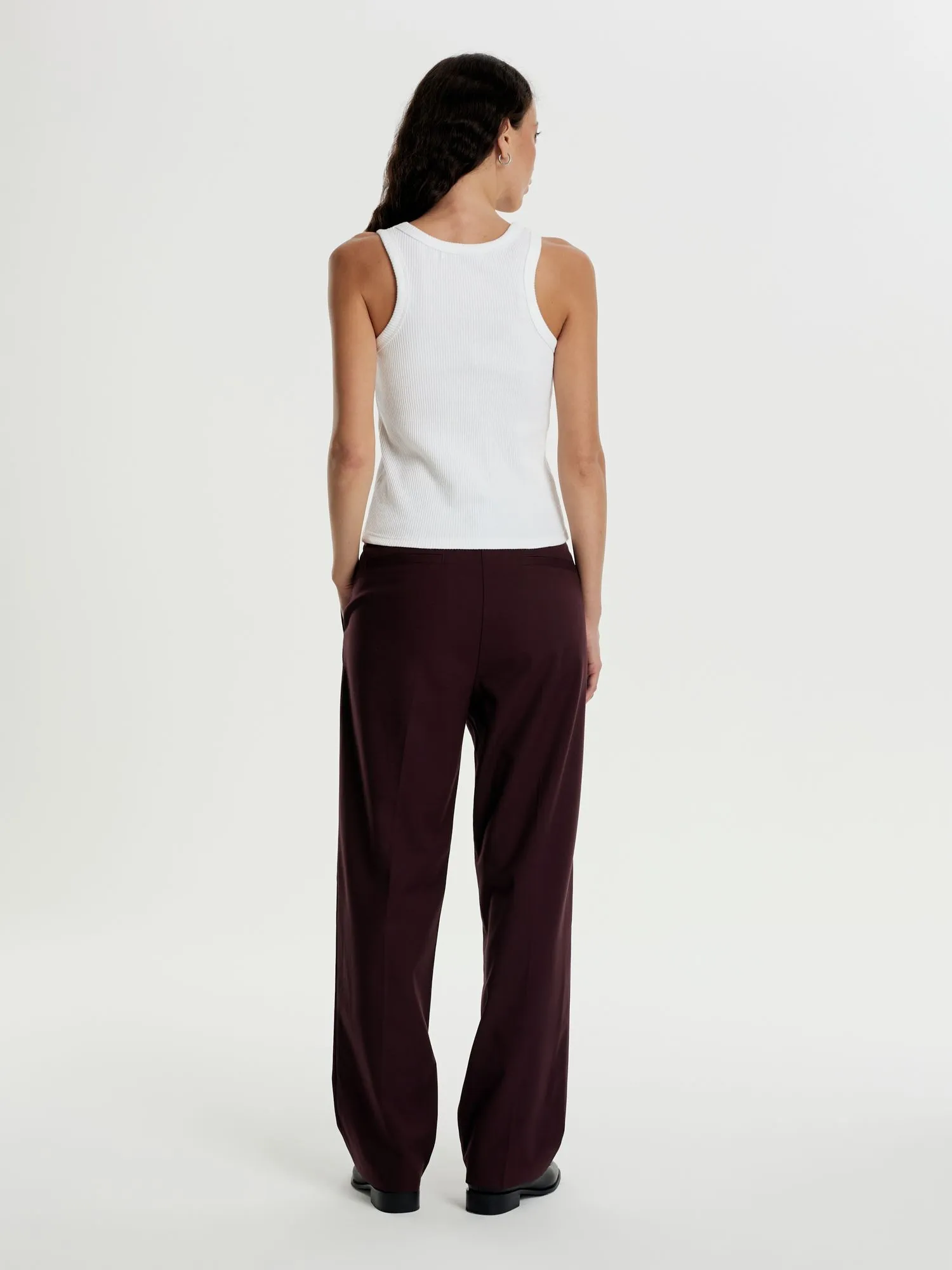 Майка в рубчик