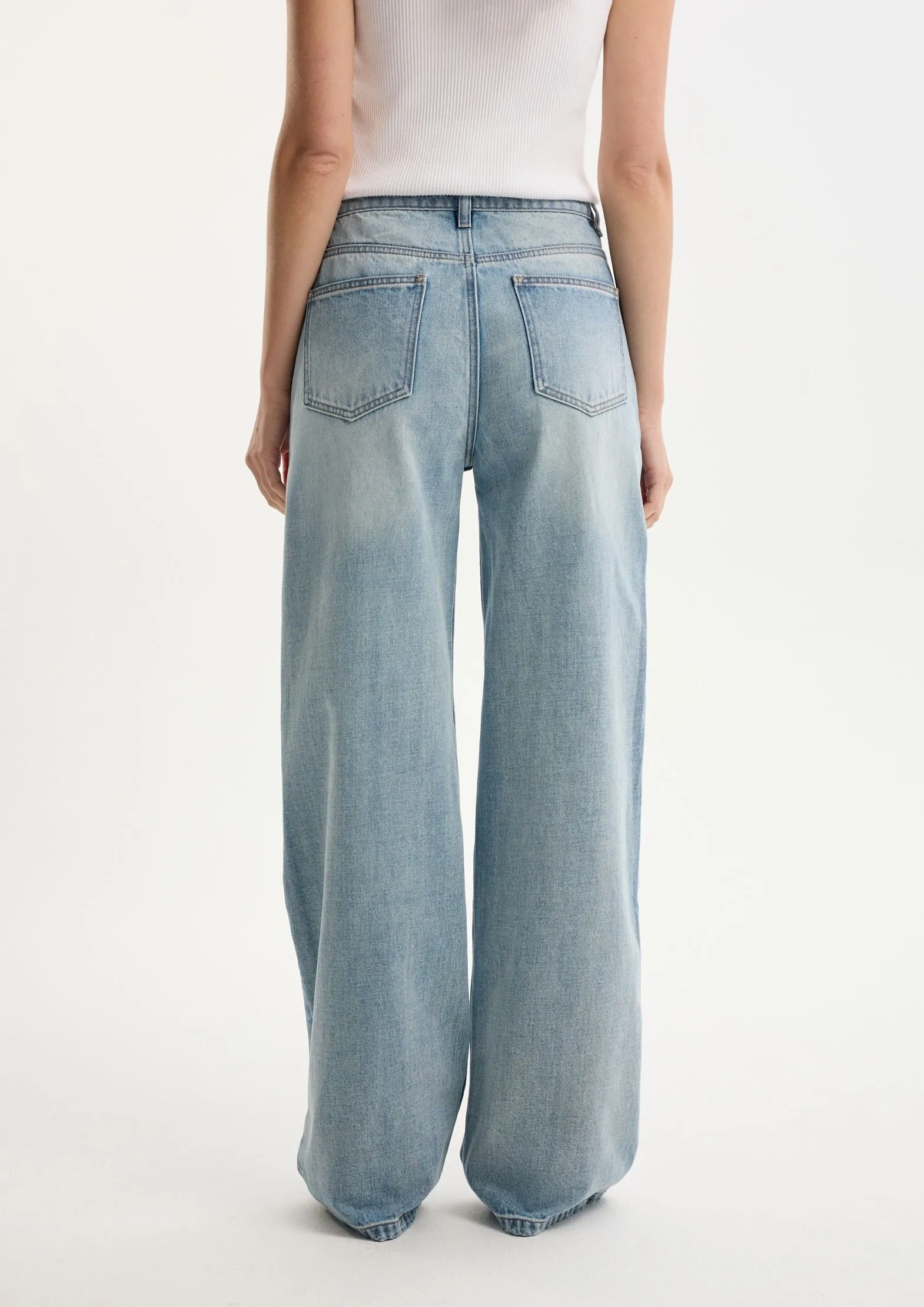 Прямые джинсы из 100% хлопка