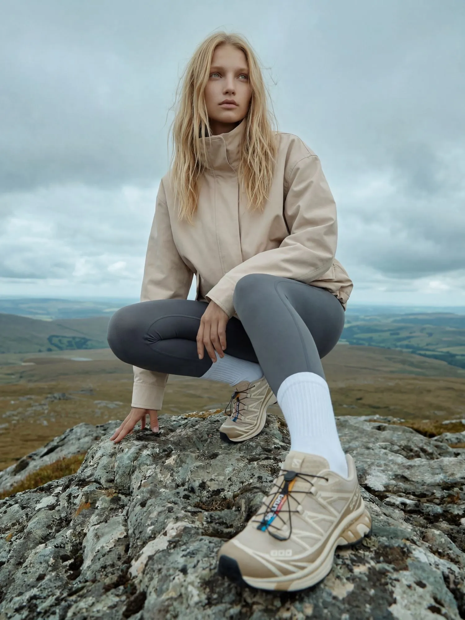 Лёгкая куртка из водонепроницаемого хлопка