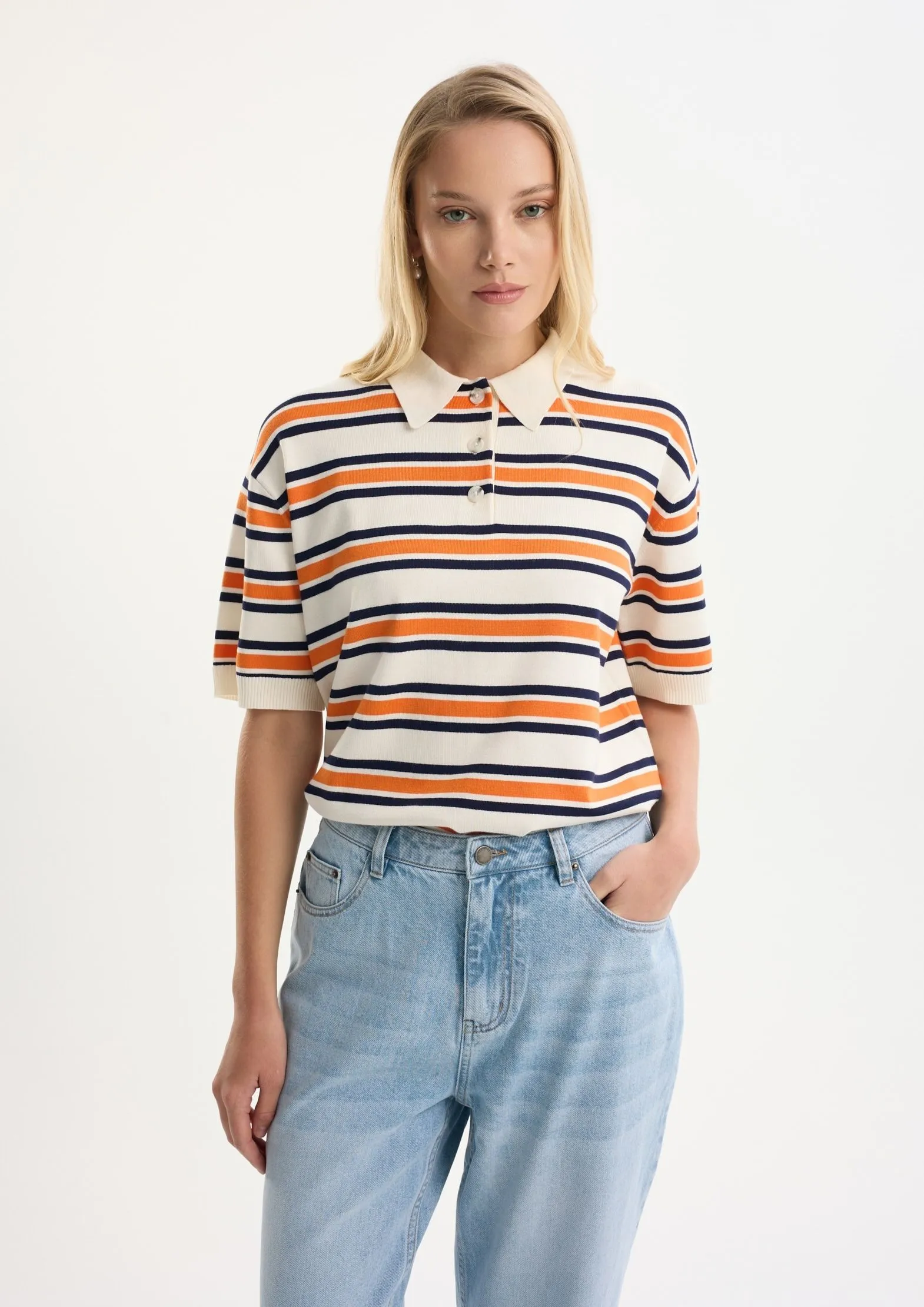 Рубашка-поло с вискозой