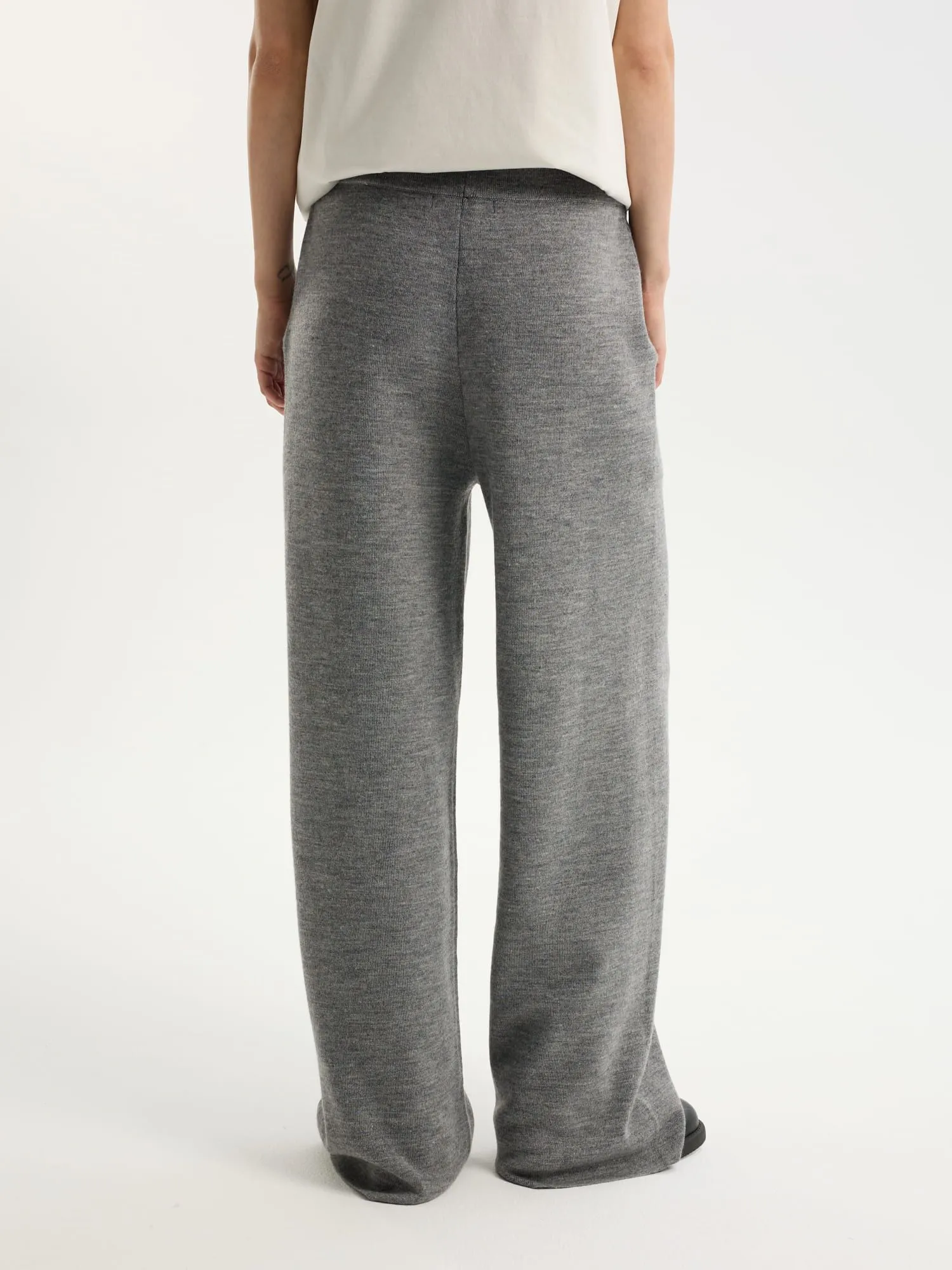 Трикотажные брюки с шерстью