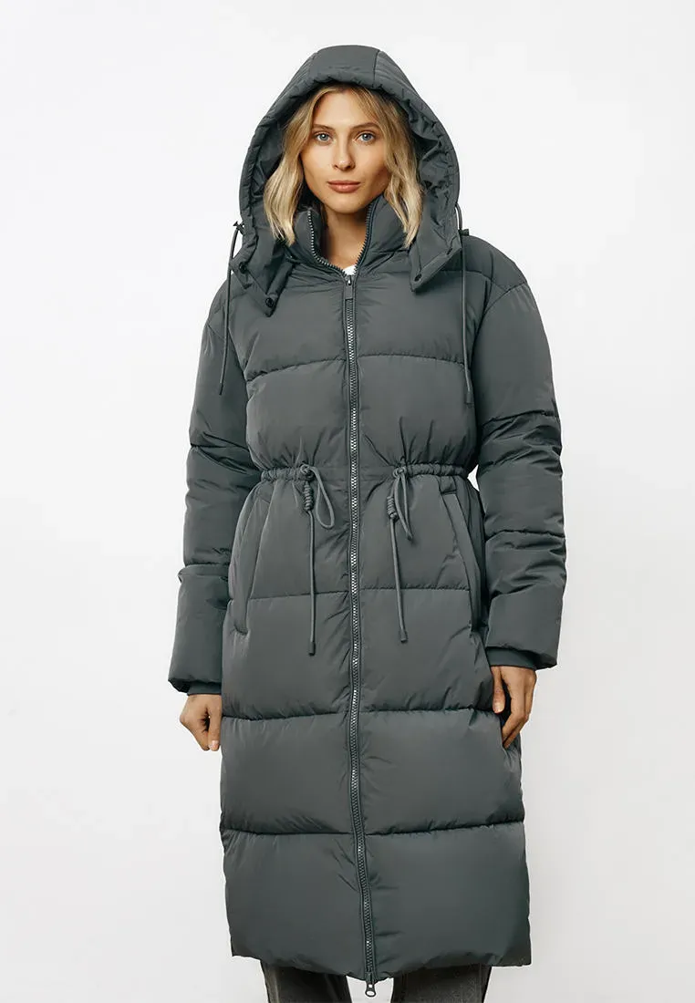 Удлиненная куртка свободного силуэта