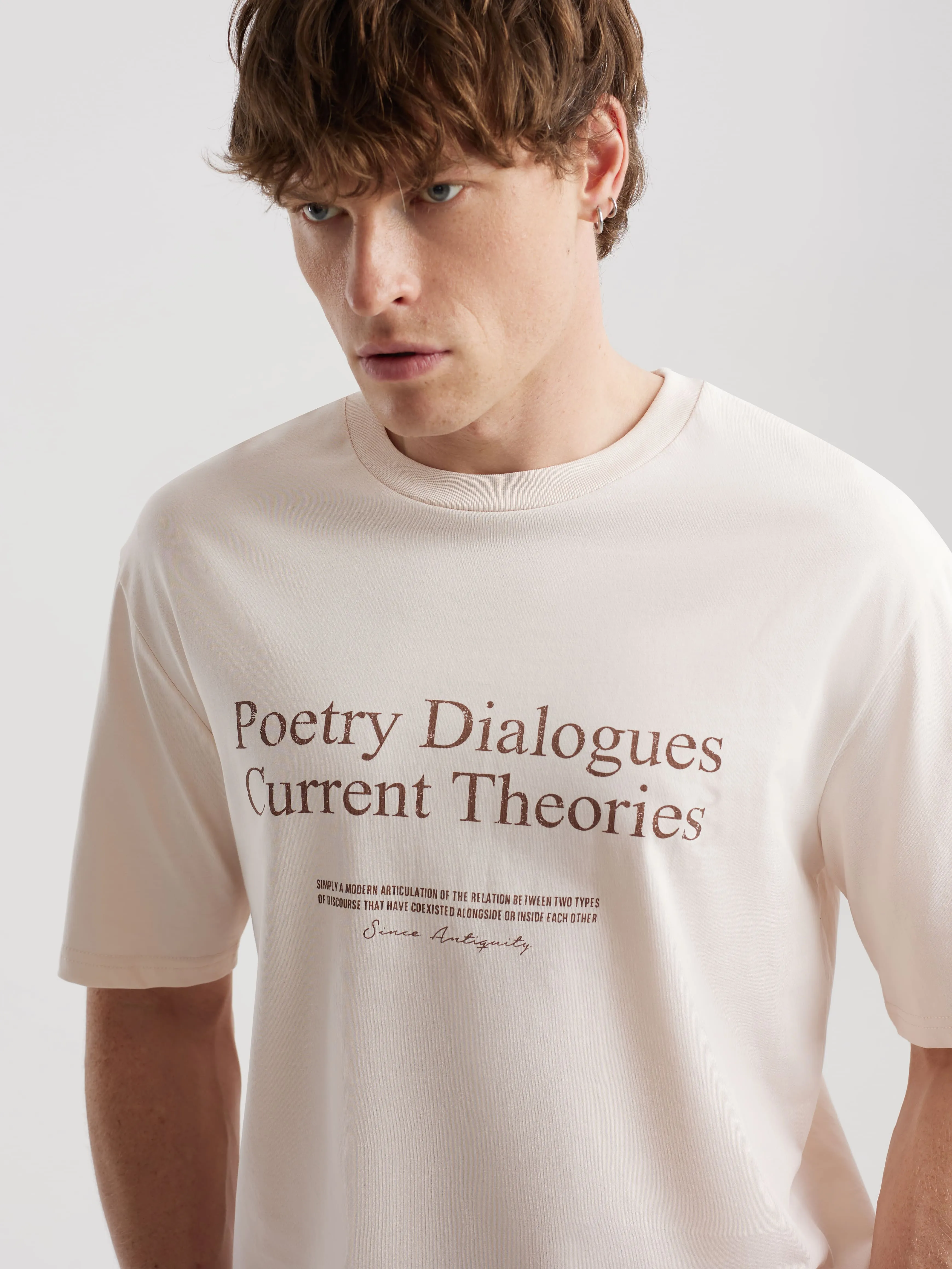 Футболка с акварельным принтом Supima cotton