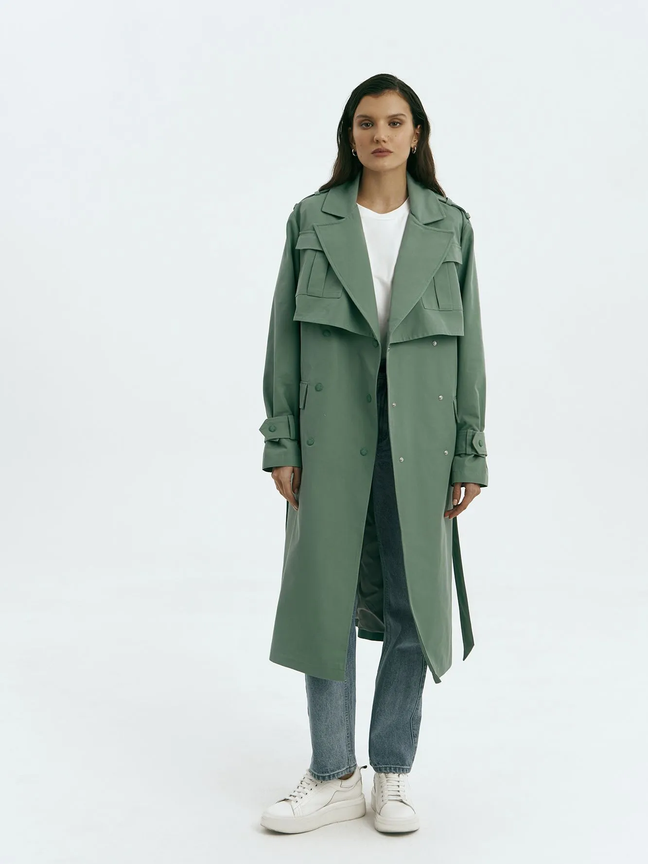 Тренч с влагозащитной пропиткой