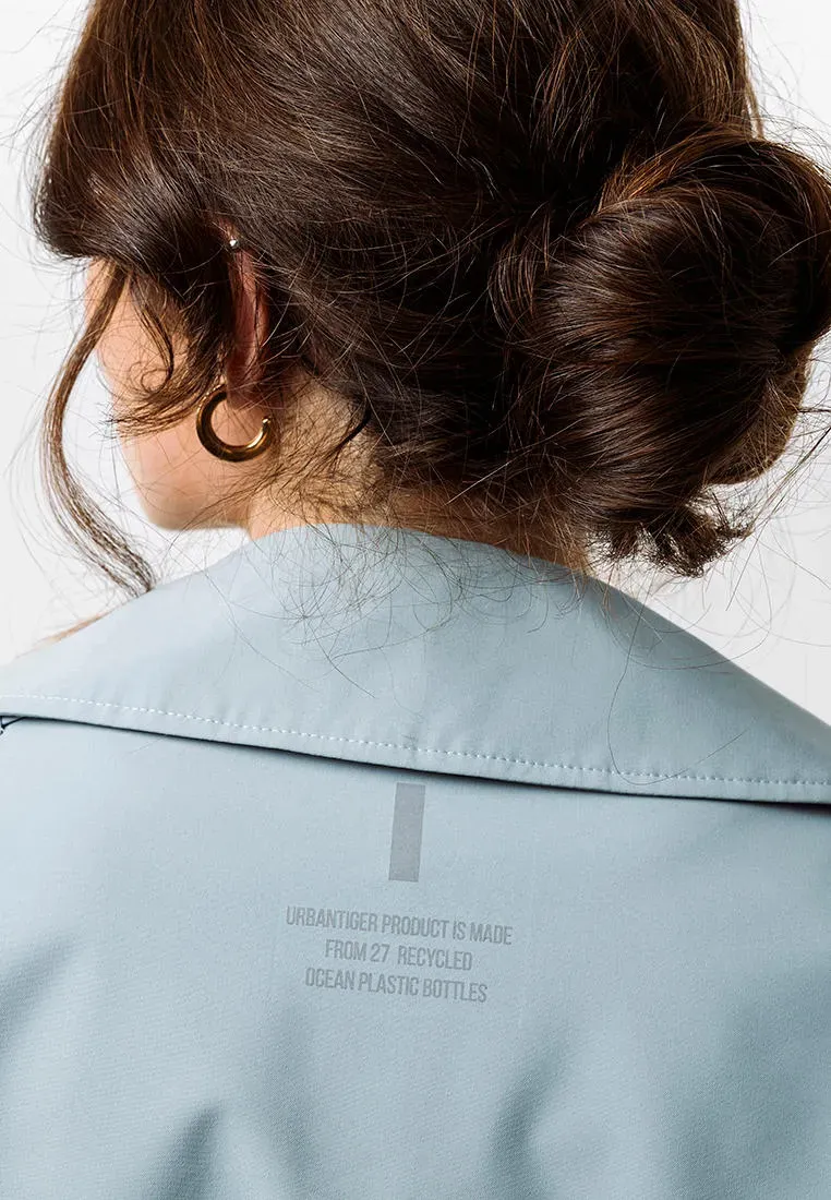 Тренч из переработанного океанического пластика REPREVE