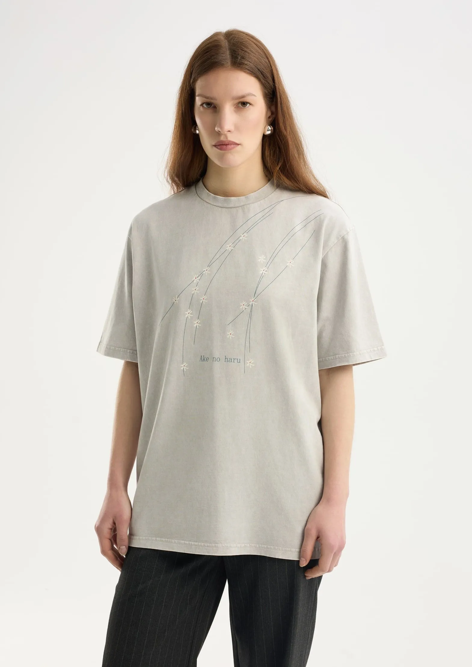 Футболка из 100% хлопка с эффектом стирки